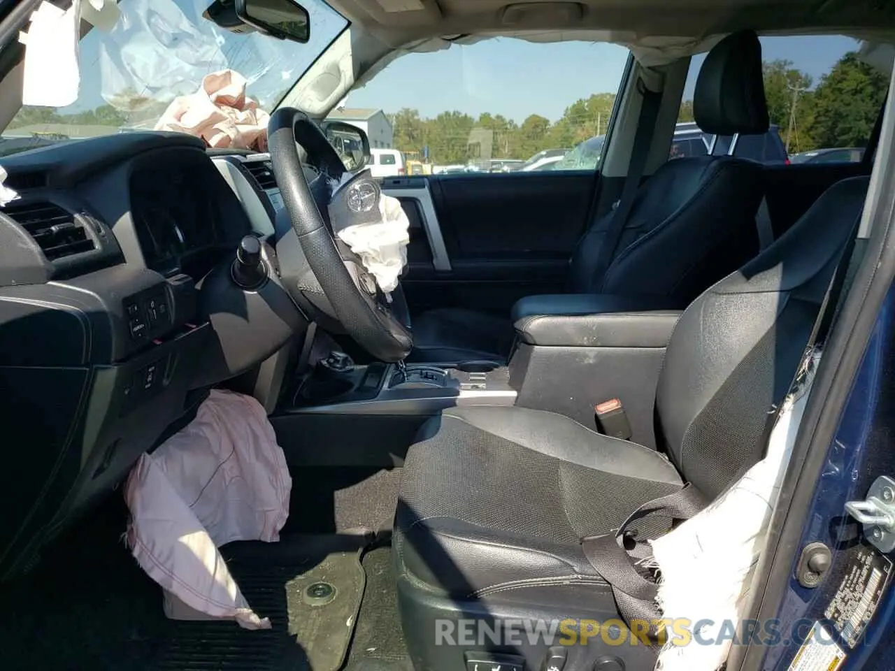 7 fotografías del automóvil dañado JTEBU5JR7L5776698 TOYOTA 4RUNNER 2020