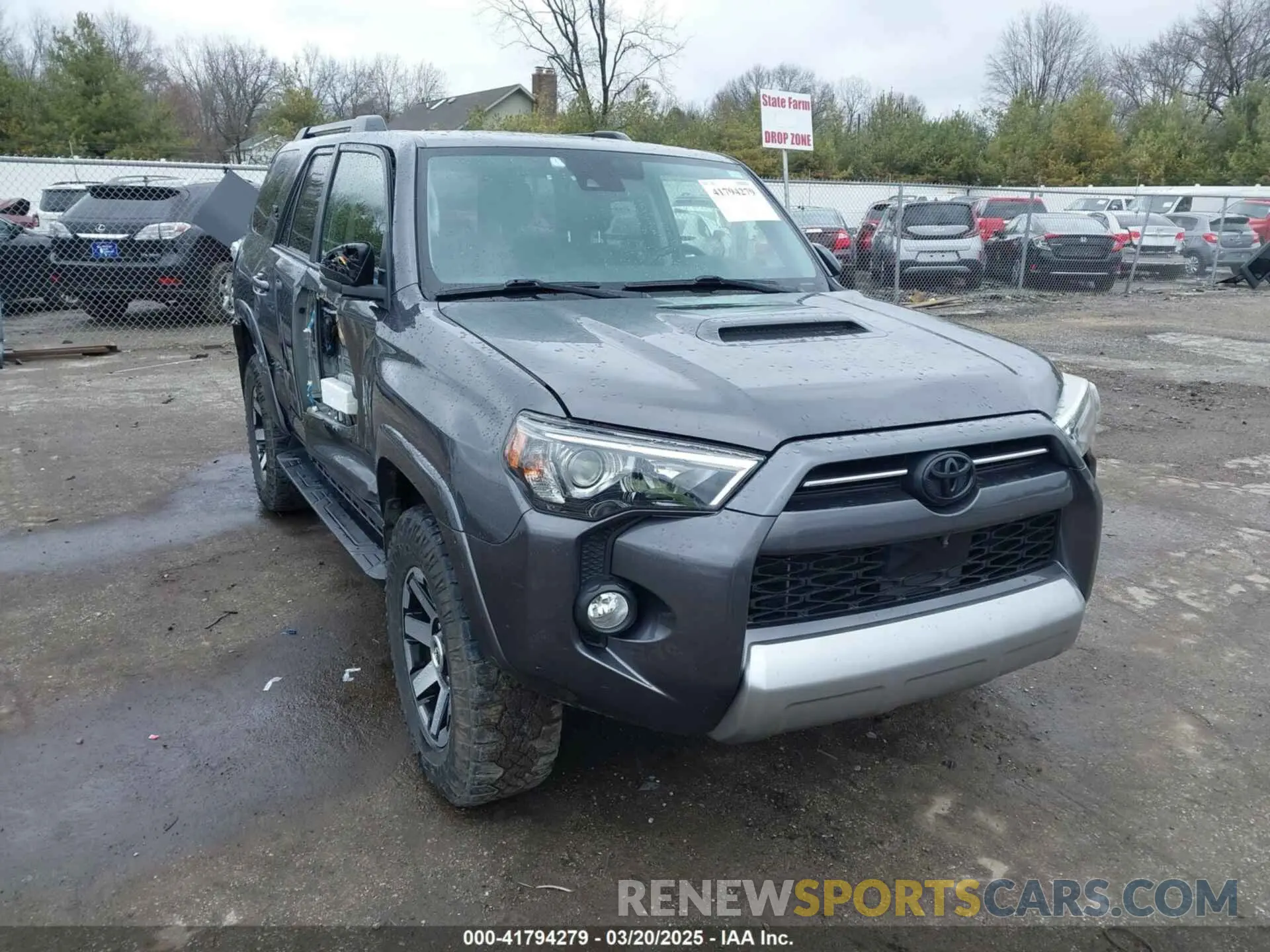 1 fotografías del automóvil dañado JTEBU5JR7L5778872 TOYOTA 4RUNNER 2020