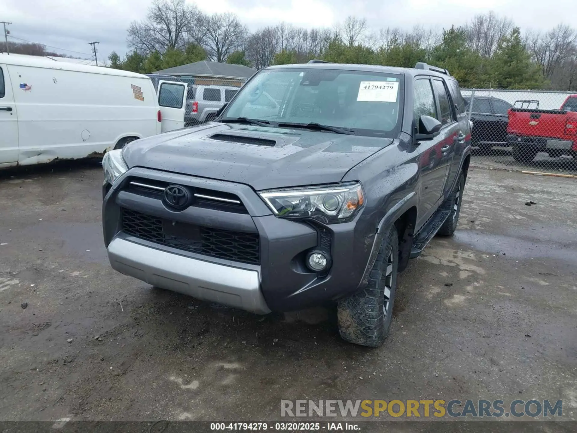 2 fotografías del automóvil dañado JTEBU5JR7L5778872 TOYOTA 4RUNNER 2020
