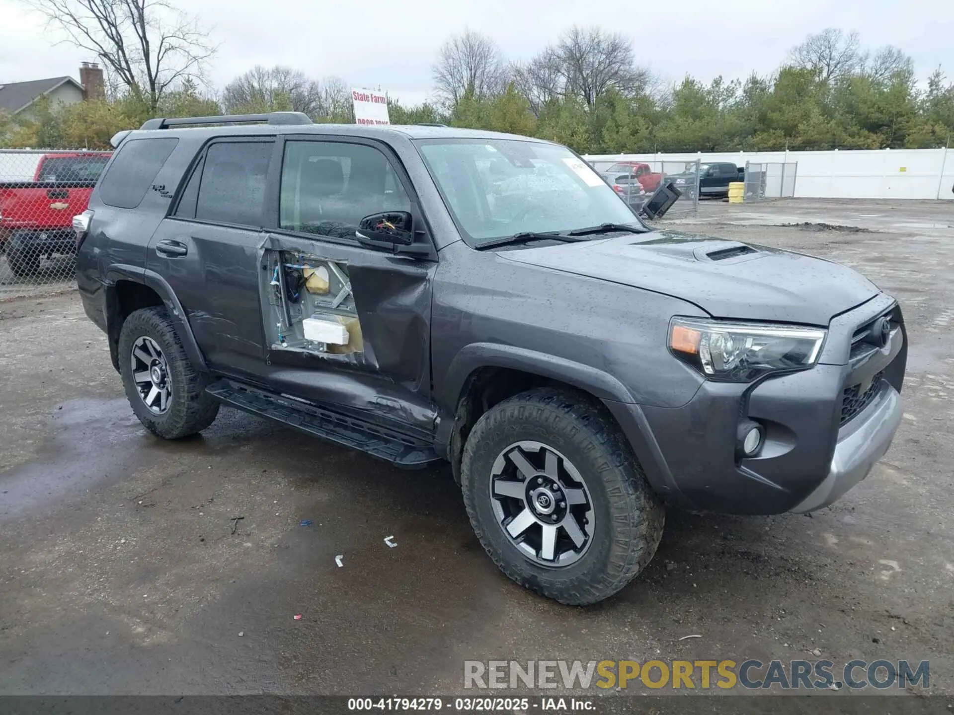 6 fotografías del automóvil dañado JTEBU5JR7L5778872 TOYOTA 4RUNNER 2020