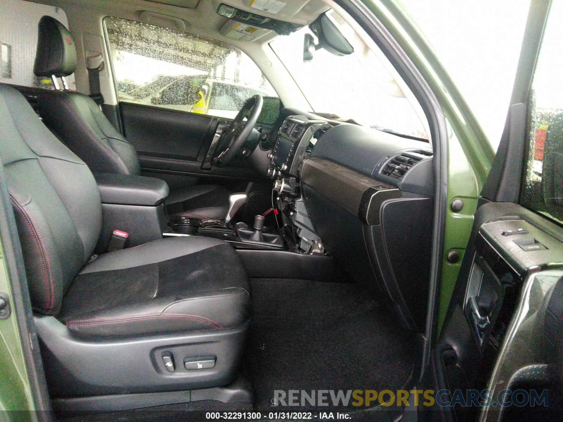 5 fotografías del automóvil dañado JTEBU5JR7L5782744 TOYOTA 4RUNNER 2020