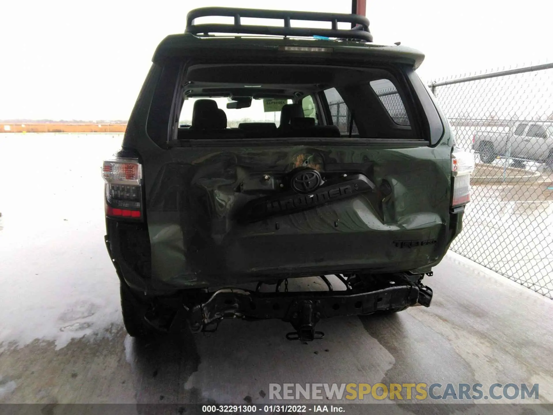 6 fotografías del automóvil dañado JTEBU5JR7L5782744 TOYOTA 4RUNNER 2020