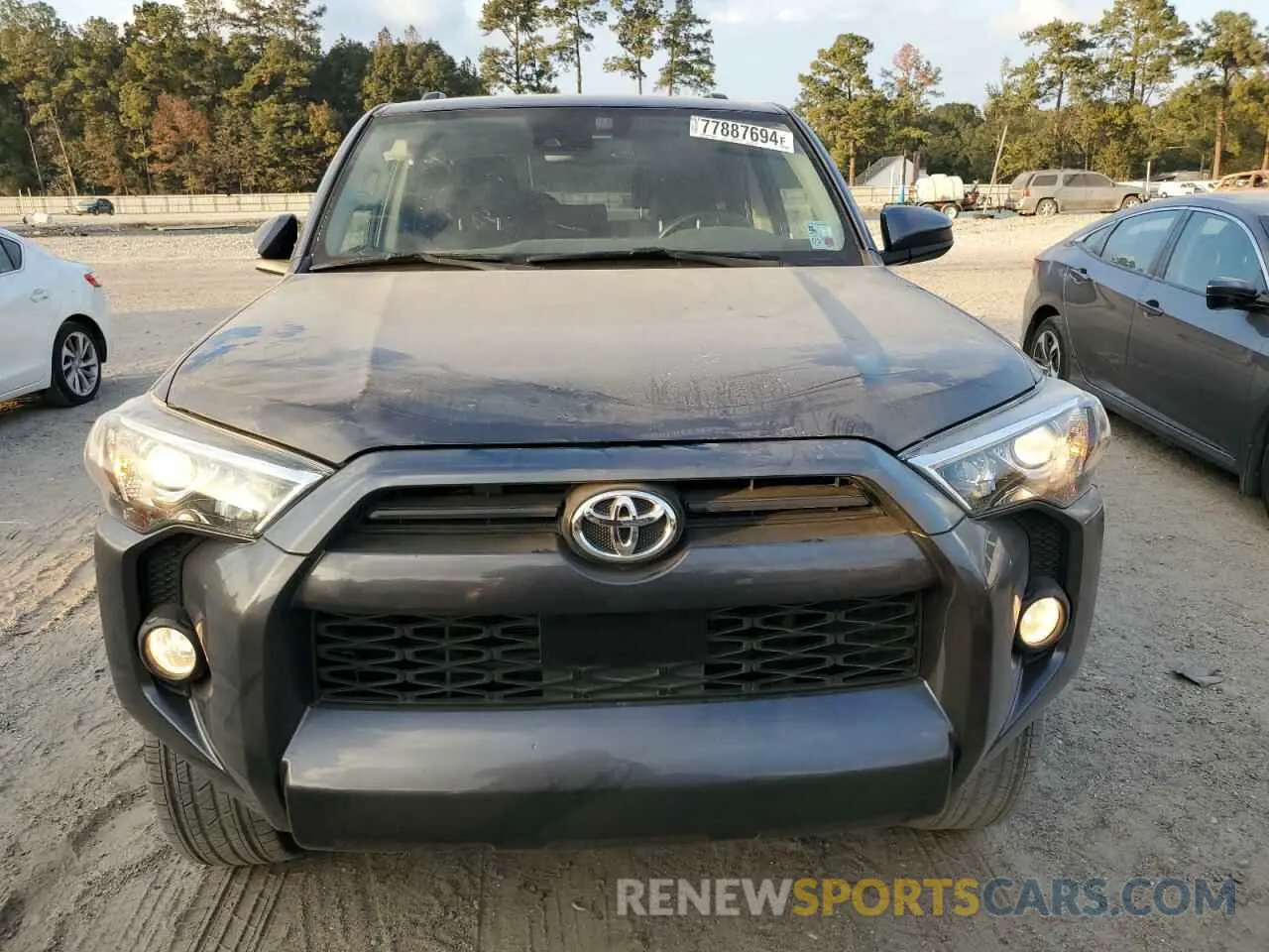 5 fotografías del automóvil dañado JTEBU5JR7L5788530 TOYOTA 4RUNNER 2020