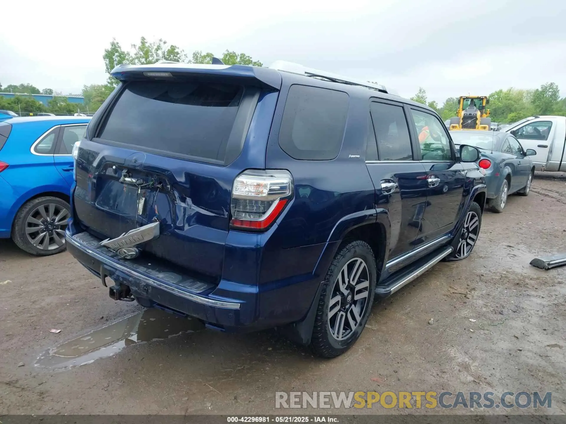 4 fotografías del automóvil dañado JTEBU5JR7L5789838 TOYOTA 4RUNNER 2020