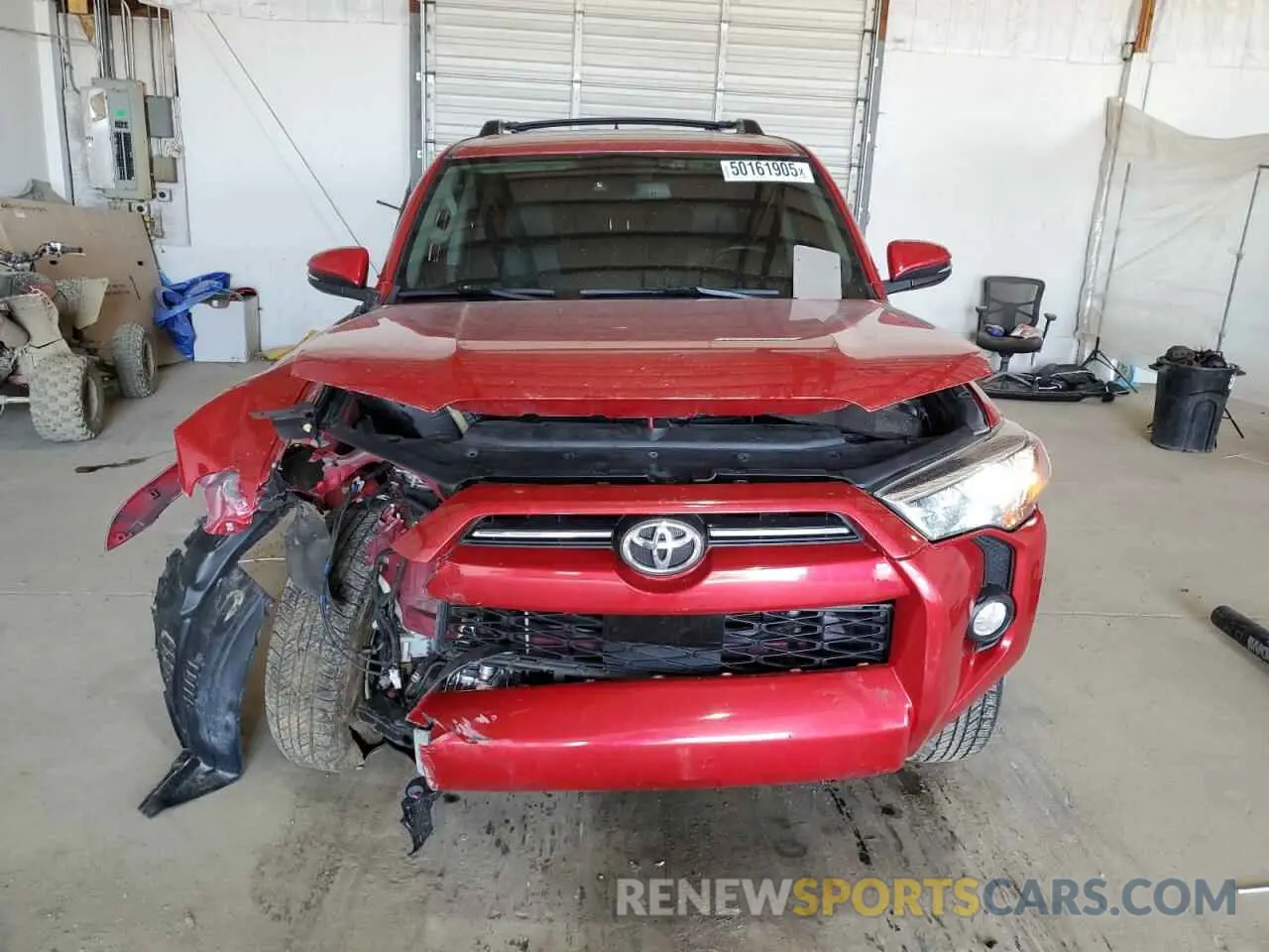 5 fotografías del automóvil dañado JTEBU5JR7L5805777 TOYOTA 4RUNNER 2020