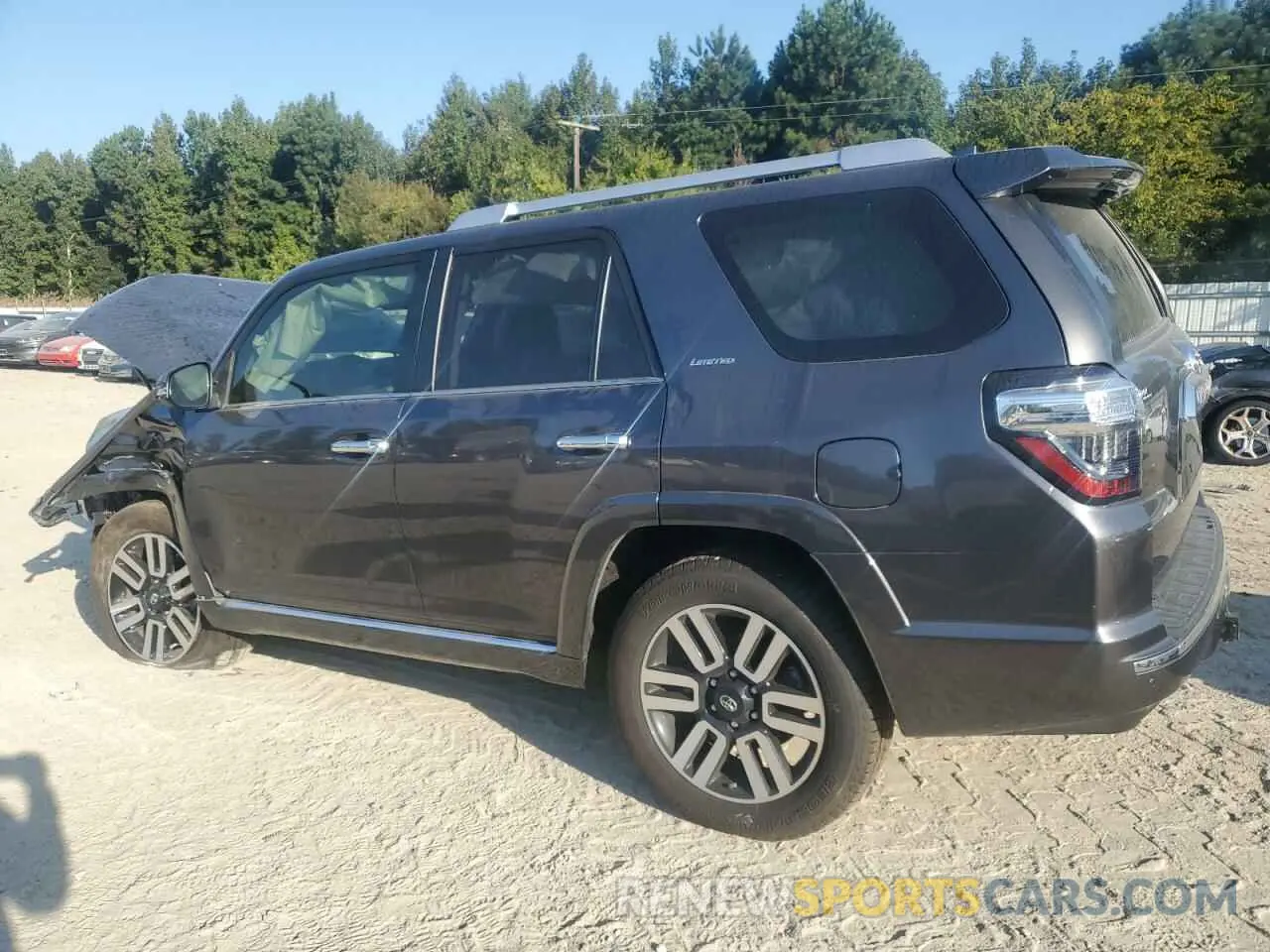 2 fotografías del automóvil dañado JTEBU5JR8L5737523 TOYOTA 4RUNNER 2020