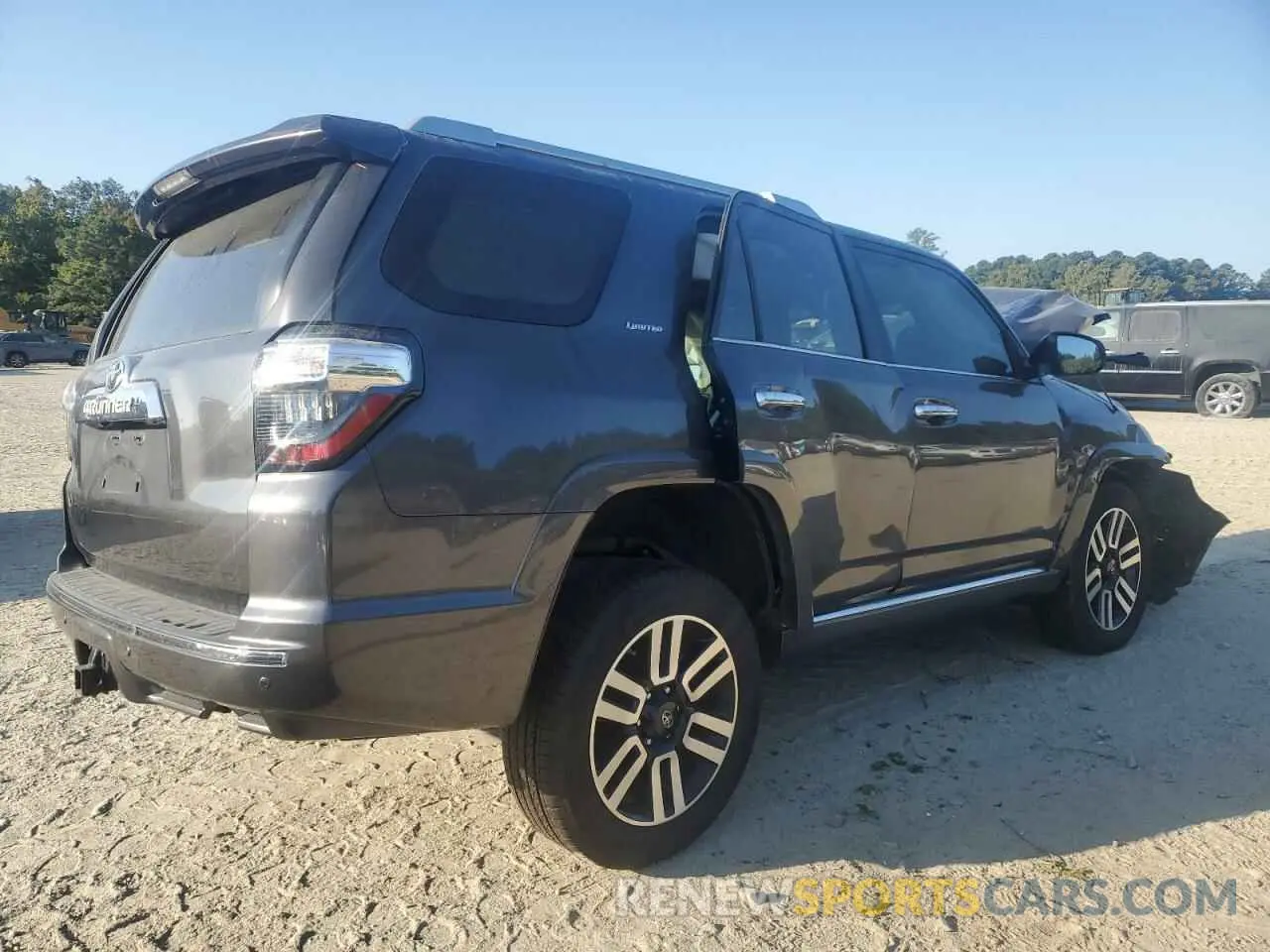 3 fotografías del automóvil dañado JTEBU5JR8L5737523 TOYOTA 4RUNNER 2020