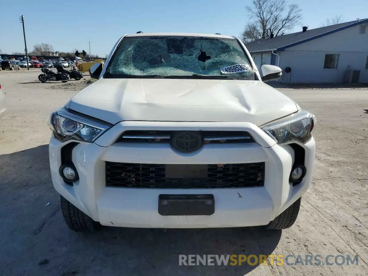 5 fotografías del automóvil dañado JTEBU5JR8L5750417 TOYOTA 4RUNNER 2020