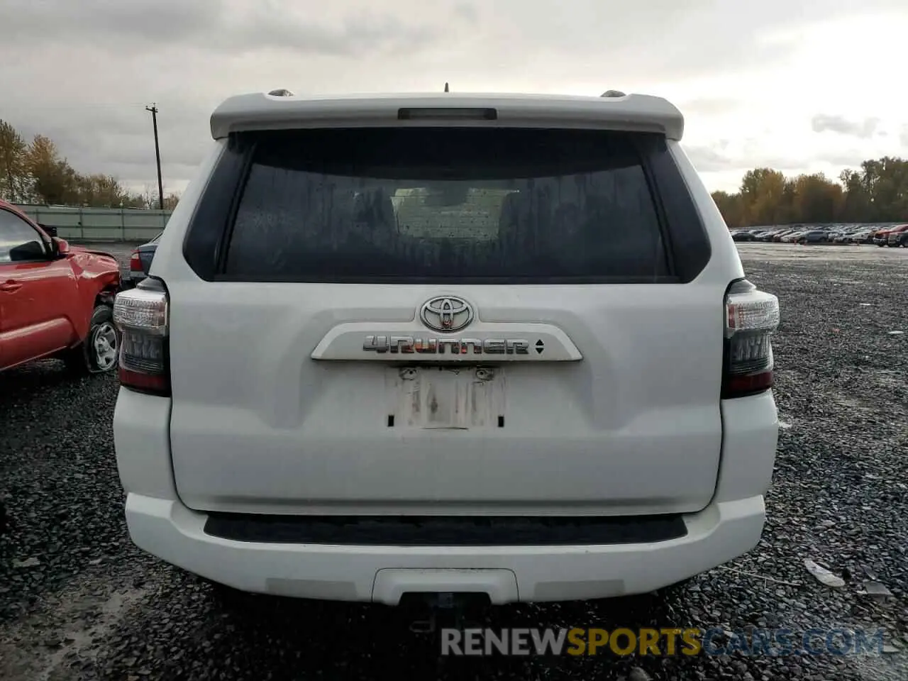 6 fotografías del automóvil dañado JTEBU5JR8L5756699 TOYOTA 4RUNNER 2020
