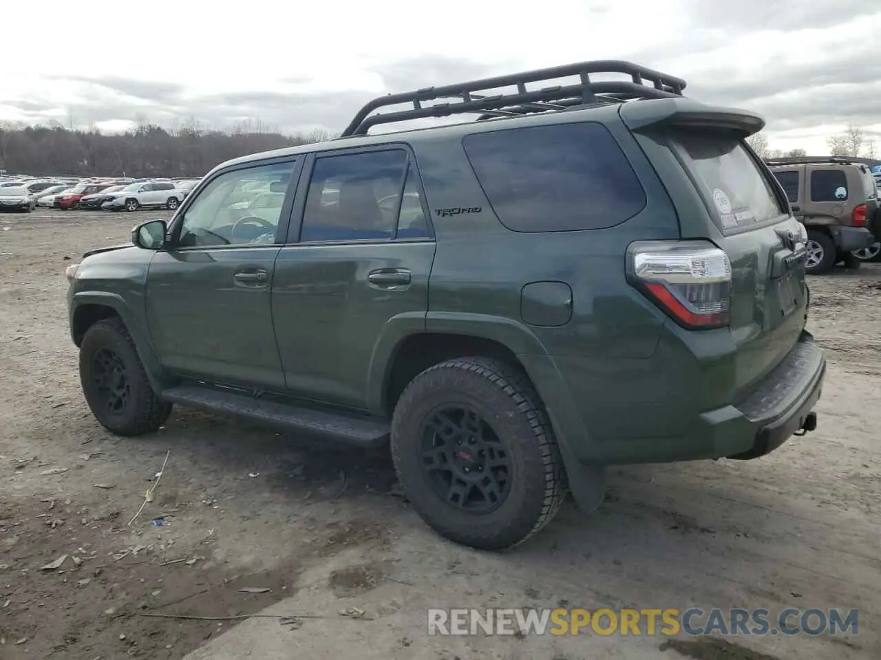 2 fotografías del automóvil dañado JTEBU5JR8L5803066 TOYOTA 4RUNNER 2020