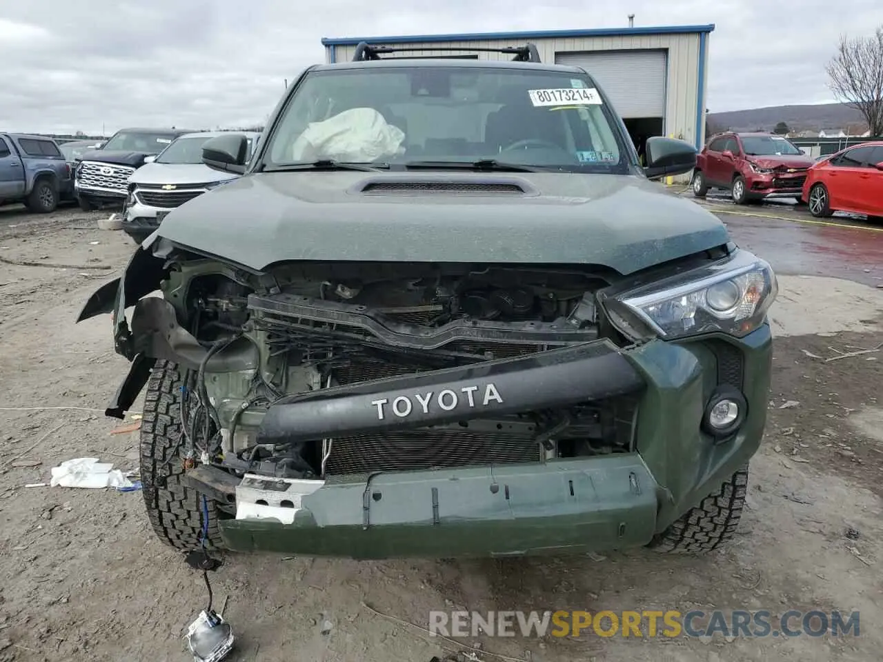 5 fotografías del automóvil dañado JTEBU5JR8L5803066 TOYOTA 4RUNNER 2020