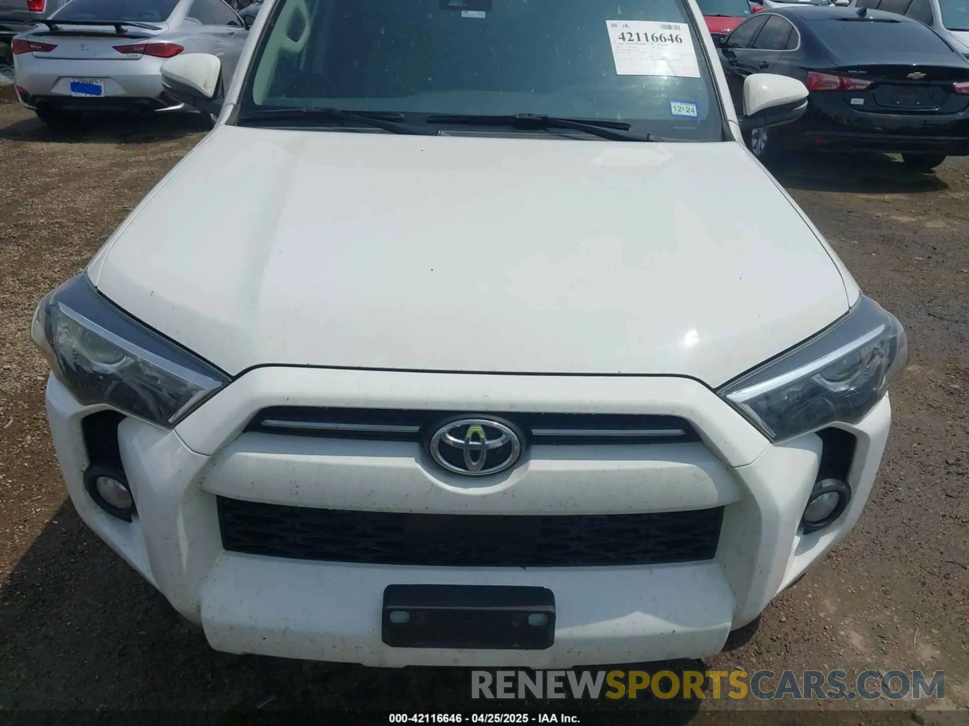6 fotografías del automóvil dañado JTEBU5JR9L5738969 TOYOTA 4RUNNER 2020