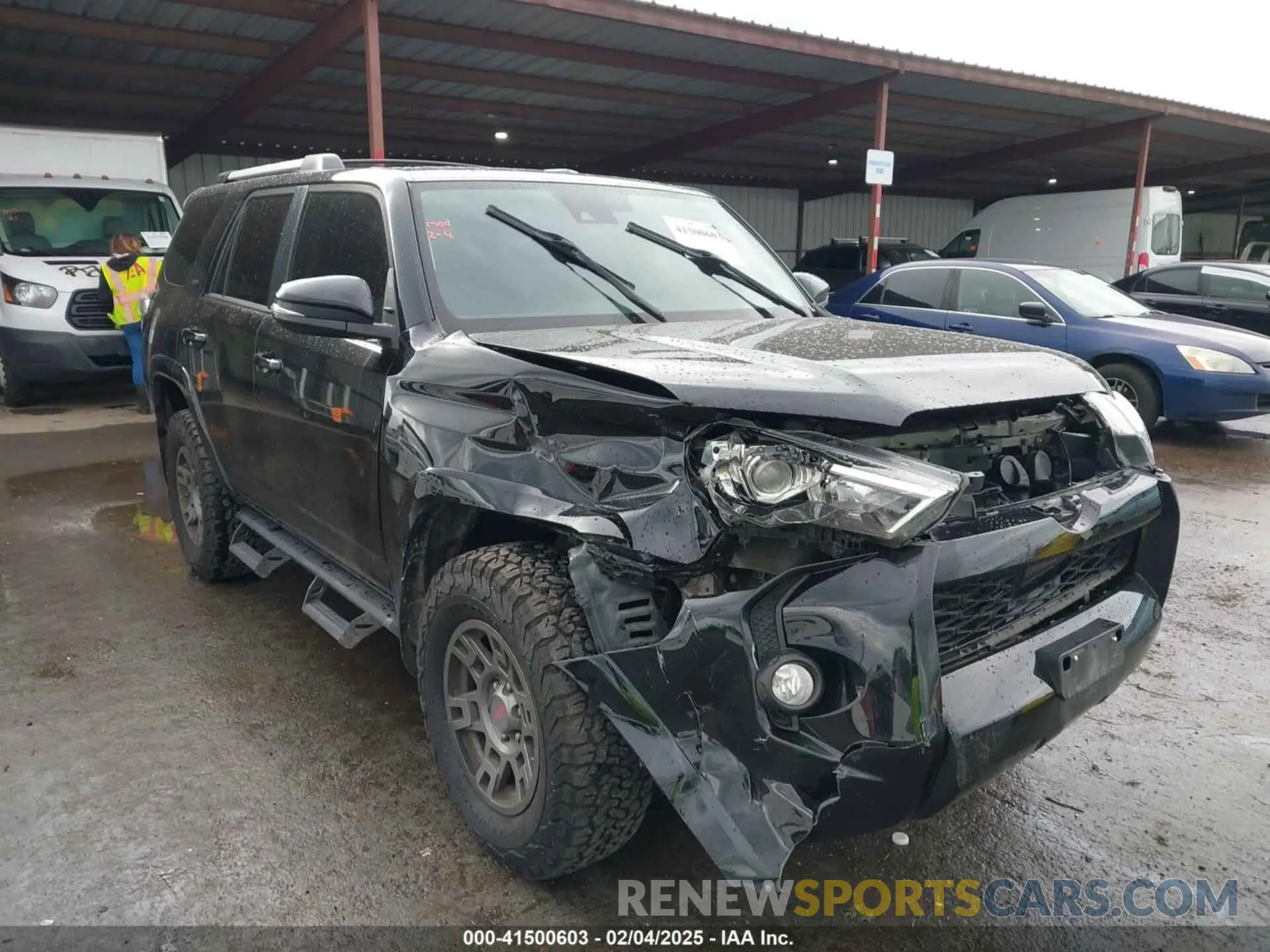 6 fotografías del automóvil dañado JTEBU5JR9L5745422 TOYOTA 4RUNNER 2020