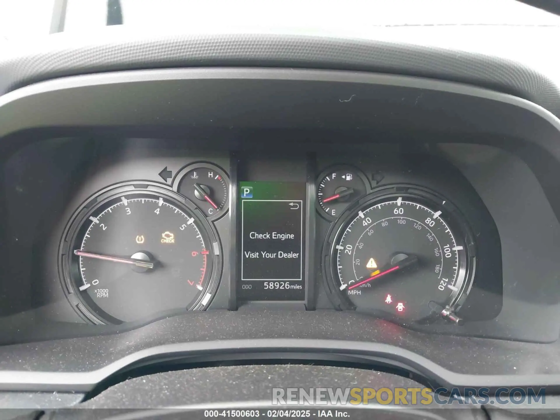 7 fotografías del automóvil dañado JTEBU5JR9L5745422 TOYOTA 4RUNNER 2020