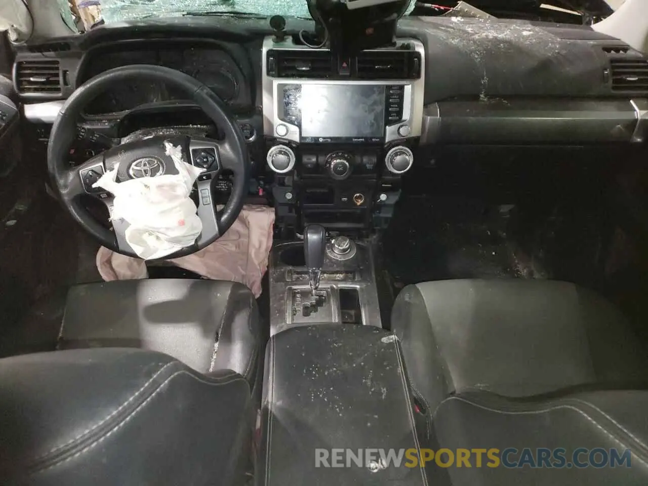 8 fotografías del automóvil dañado JTEBU5JR9L5751365 TOYOTA 4RUNNER 2020
