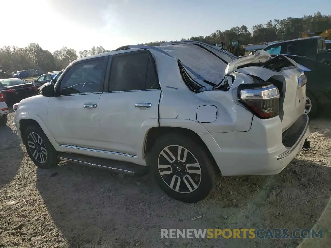 2 fotografías del automóvil dañado JTEBU5JR9L5755920 TOYOTA 4RUNNER 2020