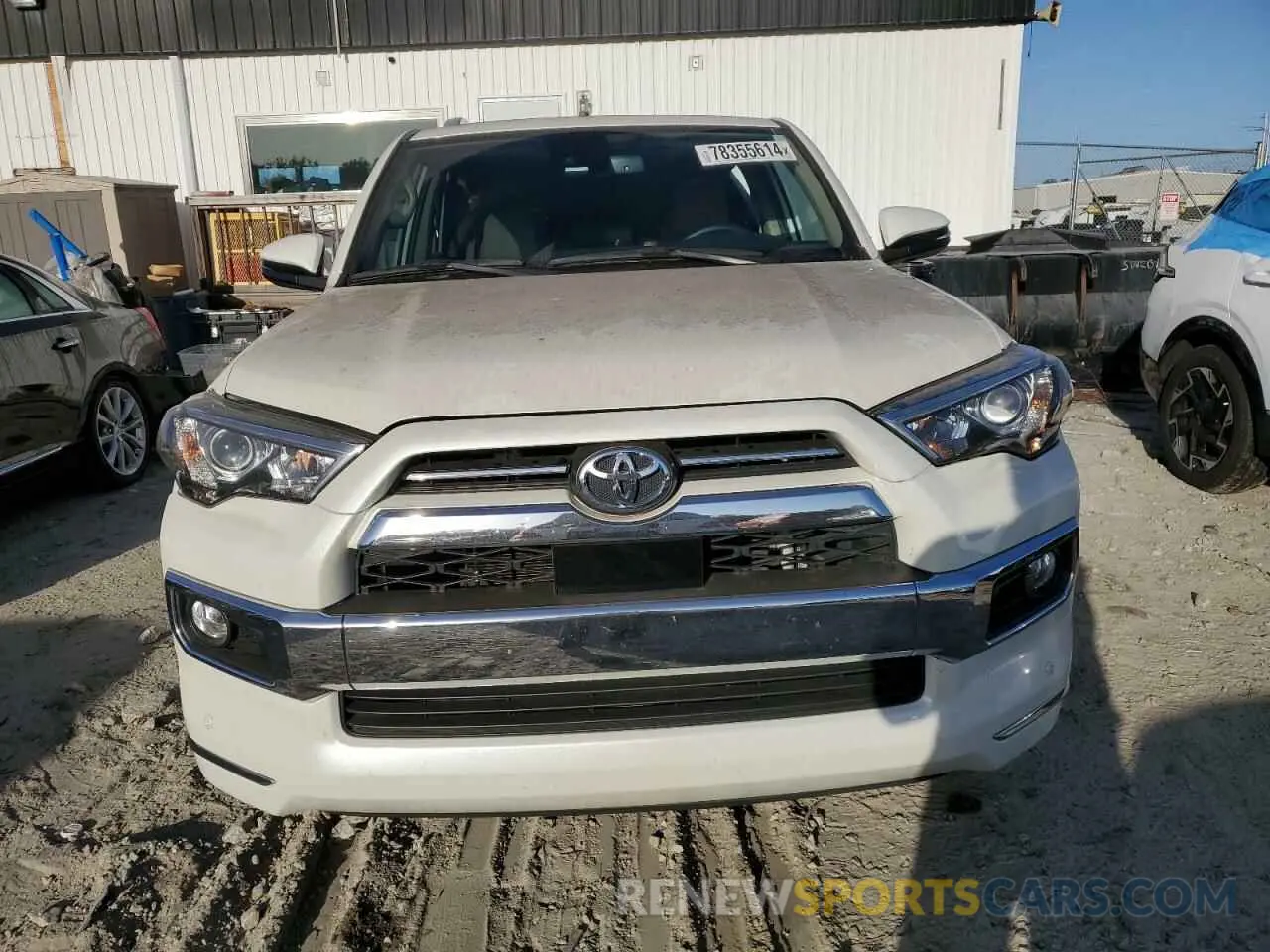5 fotografías del automóvil dañado JTEBU5JR9L5755920 TOYOTA 4RUNNER 2020