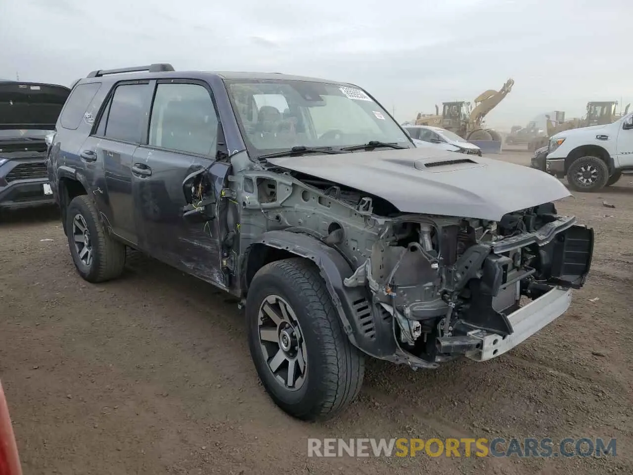 4 fotografías del automóvil dañado JTEBU5JR9L5776797 TOYOTA 4RUNNER 2020
