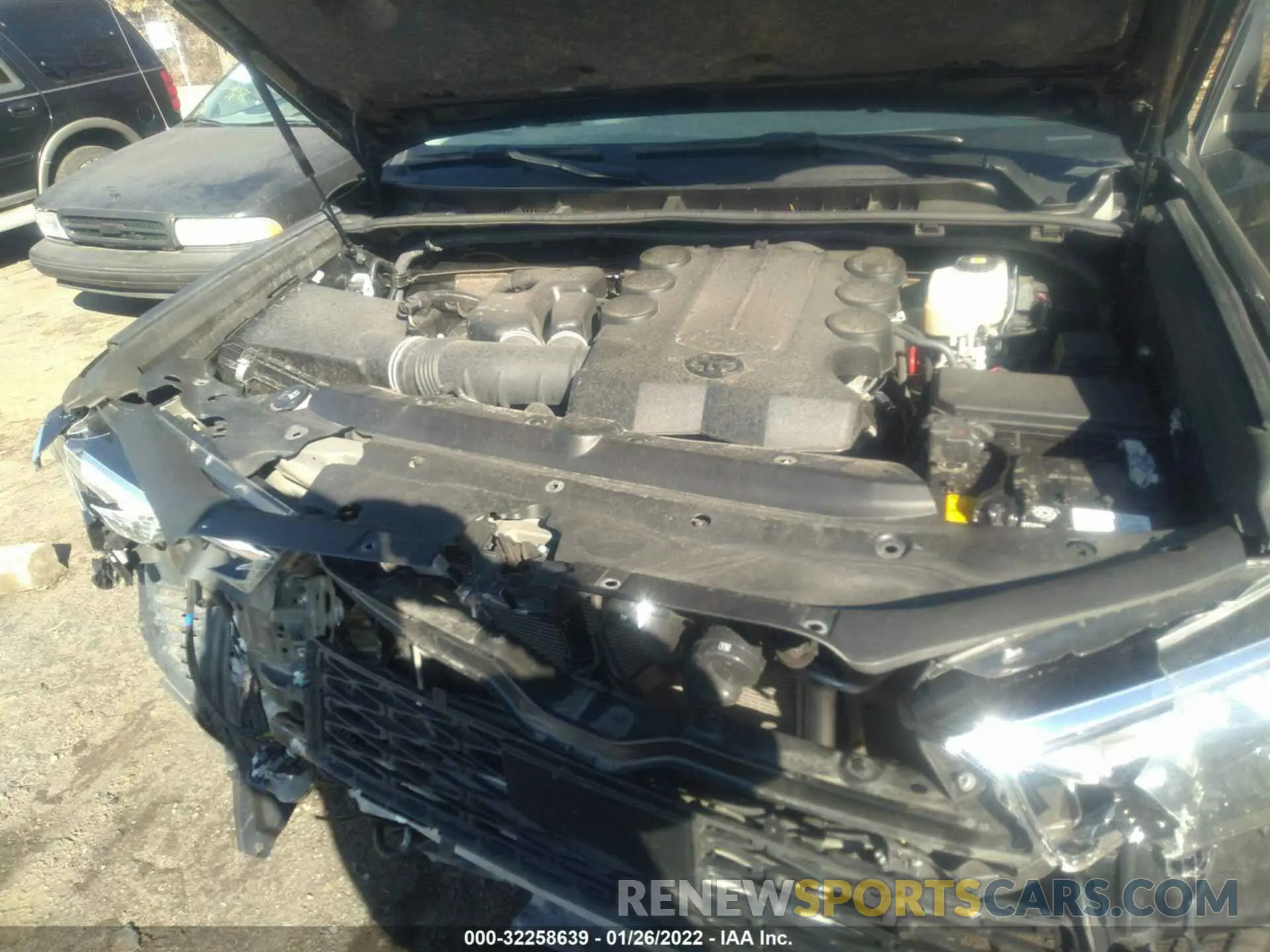 10 fotografías del automóvil dañado JTEBU5JR9L5835279 TOYOTA 4RUNNER 2020
