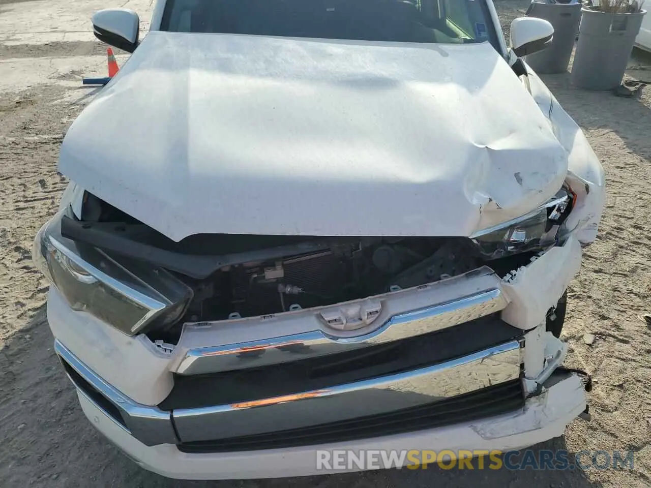 12 fotografías del automóvil dañado JTEBU5JRXL5750192 TOYOTA 4RUNNER 2020