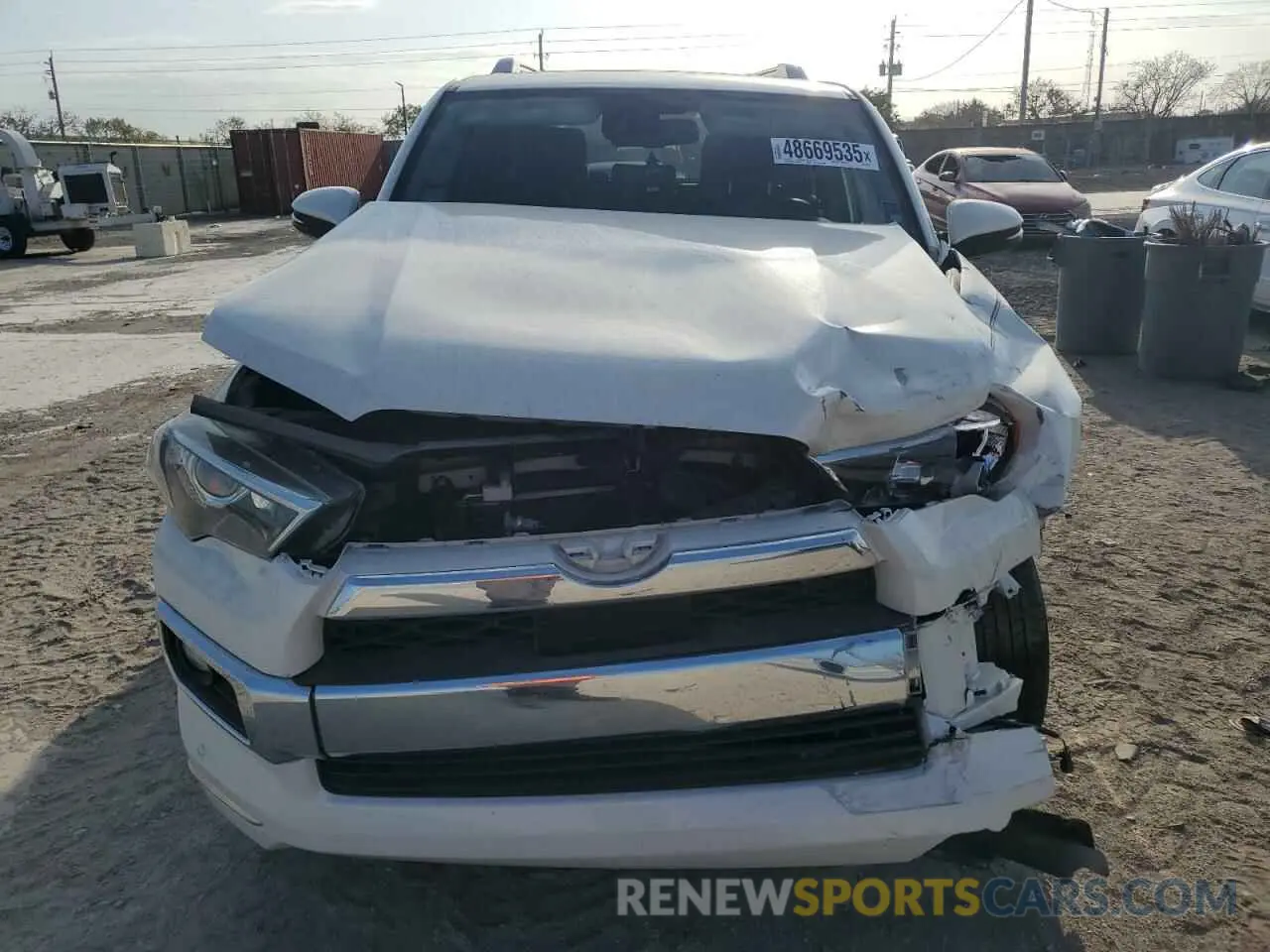 5 fotografías del automóvil dañado JTEBU5JRXL5750192 TOYOTA 4RUNNER 2020