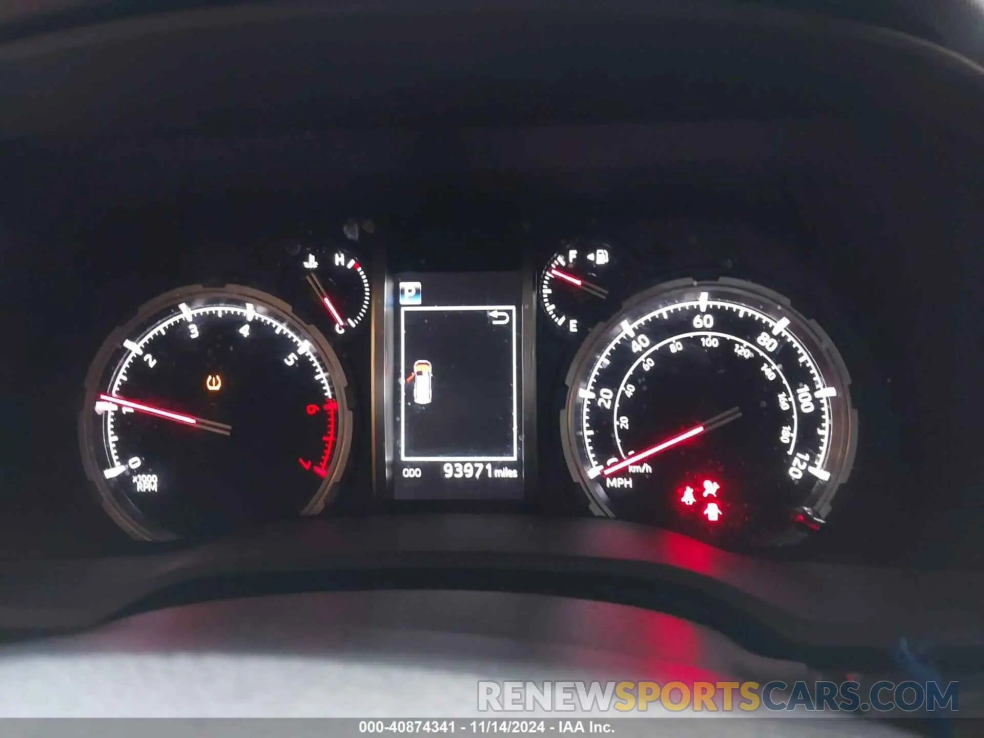 7 fotografías del automóvil dañado JTEBU5JRXL5761578 TOYOTA 4RUNNER 2020
