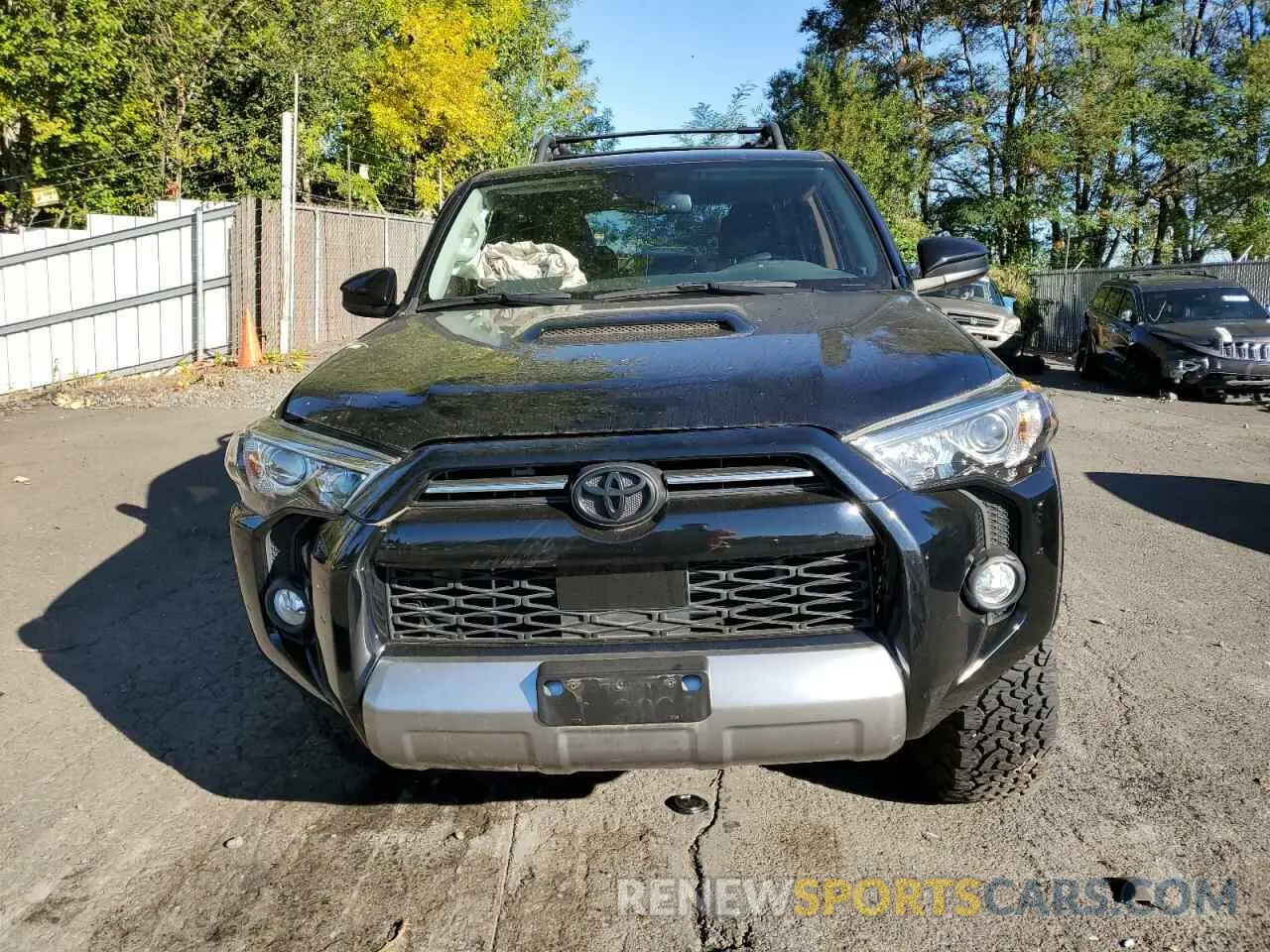 5 fotografías del automóvil dañado JTEBU5JRXL5775545 TOYOTA 4RUNNER 2020