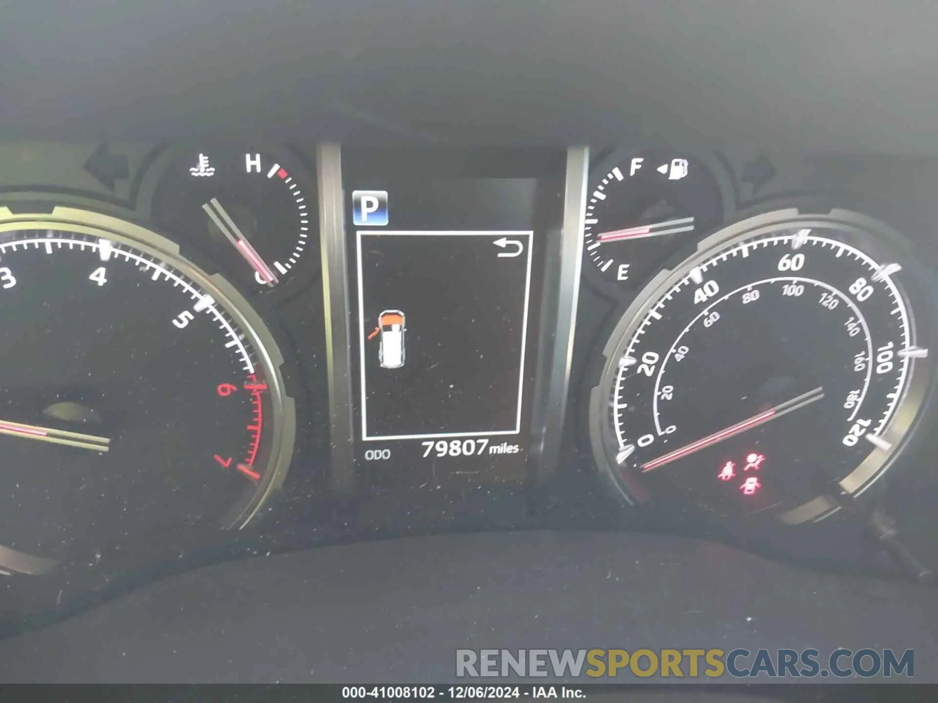 7 fotografías del automóvil dañado JTEBU5JRXL5819222 TOYOTA 4RUNNER 2020