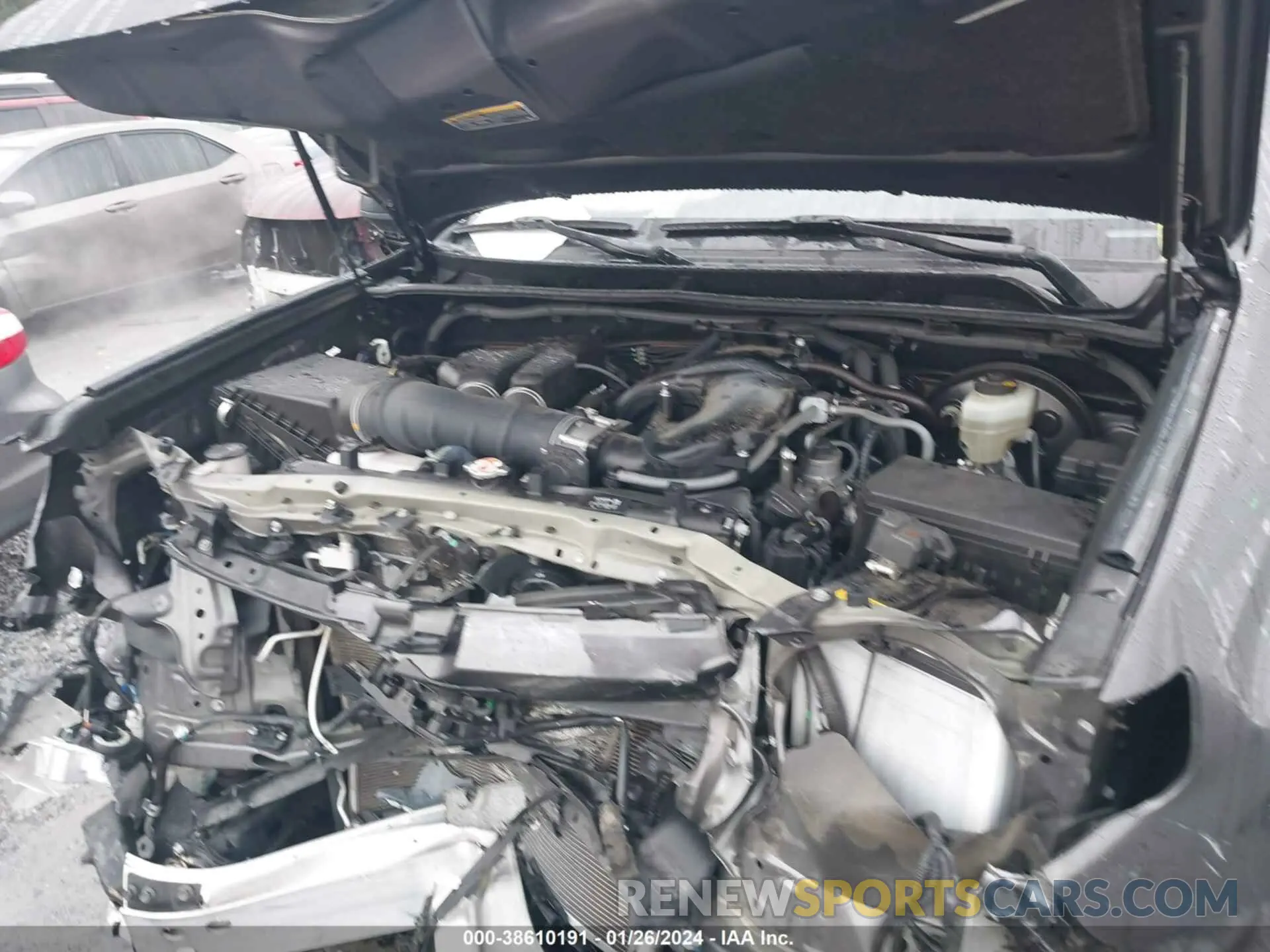 10 fotografías del automóvil dañado JTEZU5JR1L5215881 TOYOTA 4RUNNER 2020