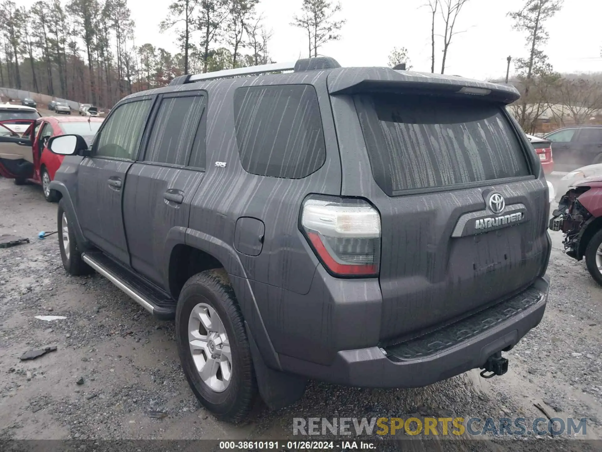 3 fotografías del automóvil dañado JTEZU5JR1L5215881 TOYOTA 4RUNNER 2020