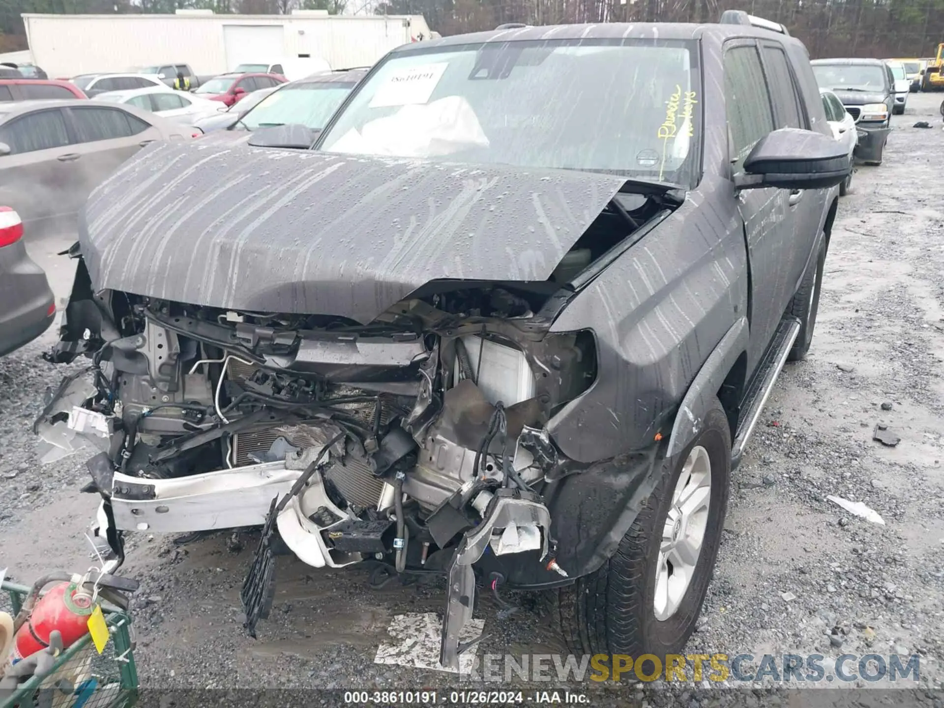 6 fotografías del automóvil dañado JTEZU5JR1L5215881 TOYOTA 4RUNNER 2020