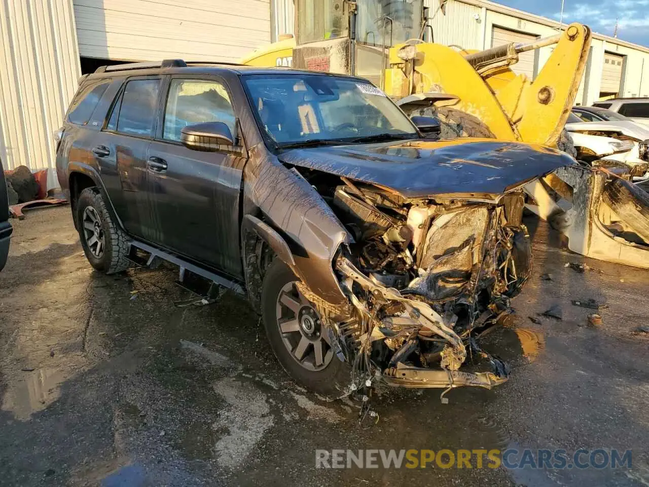 4 fotografías del automóvil dañado JTEZU5JR1L5217954 TOYOTA 4RUNNER 2020