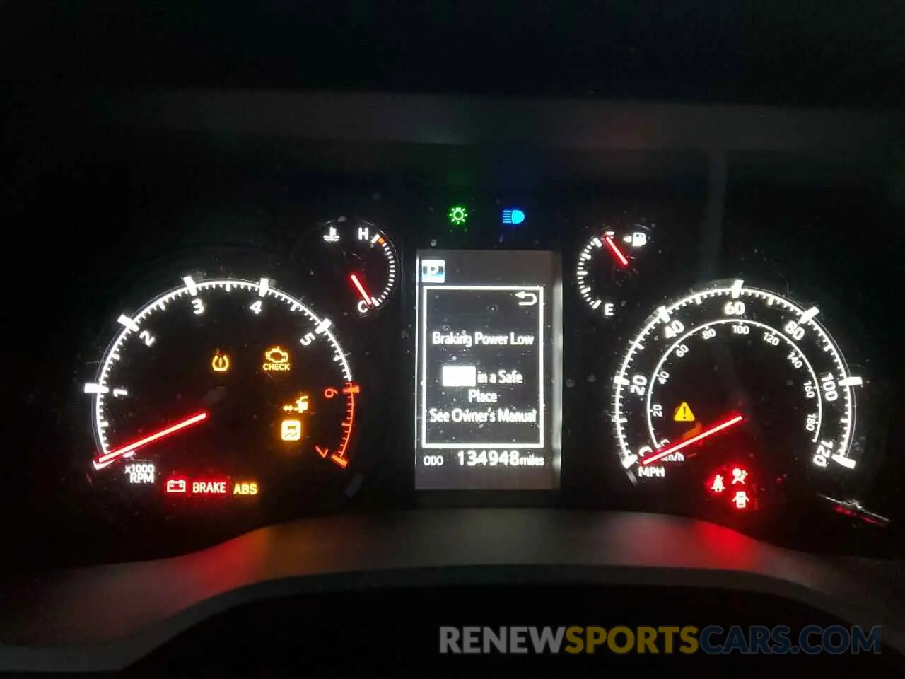 9 fotografías del automóvil dañado JTEZU5JR1L5217954 TOYOTA 4RUNNER 2020