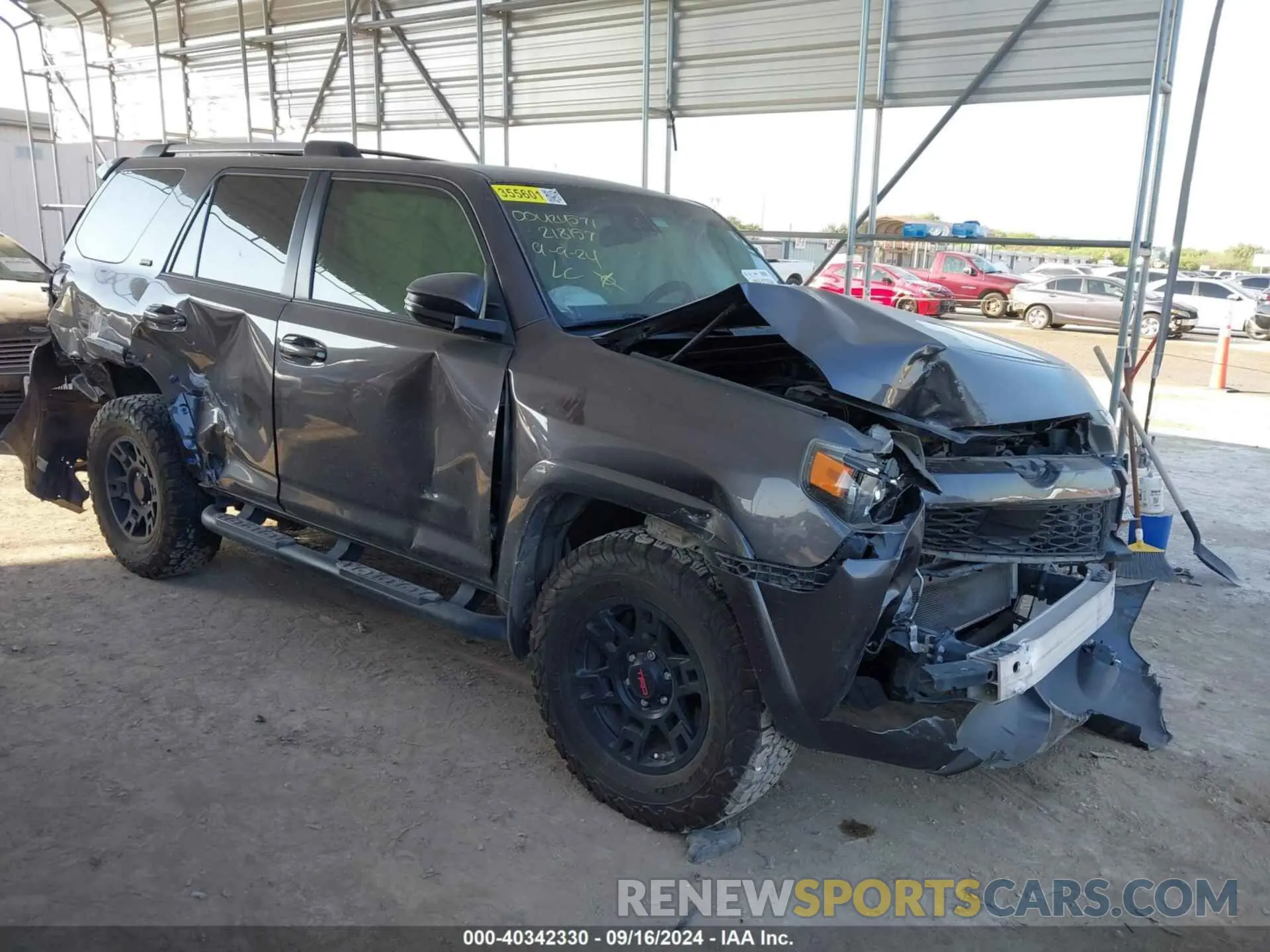1 fotografías del automóvil dañado JTEZU5JR2L5218157 TOYOTA 4RUNNER 2020