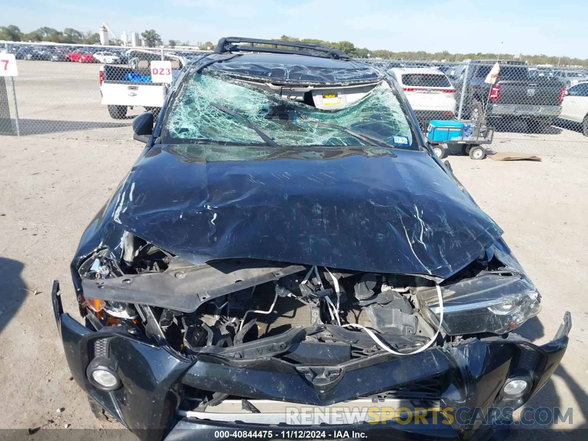 6 fotografías del automóvil dañado JTEZU5JR2L5224525 TOYOTA 4RUNNER 2020