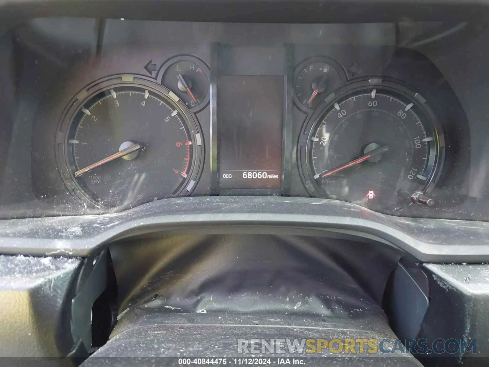 7 fotografías del automóvil dañado JTEZU5JR2L5224525 TOYOTA 4RUNNER 2020