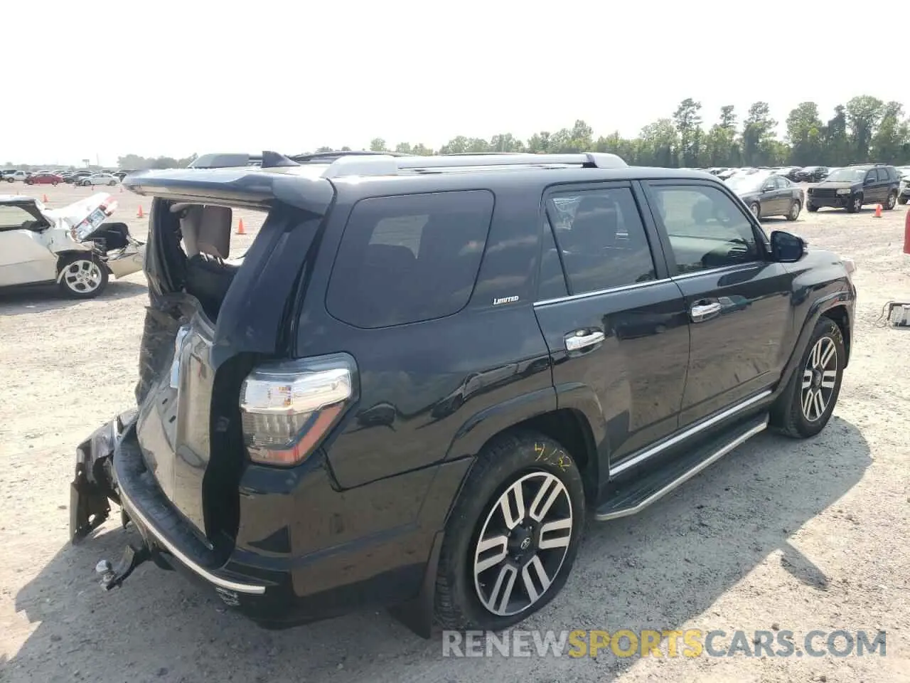 4 fotografías del automóvil dañado JTEZU5JR3L5217065 TOYOTA 4RUNNER 2020