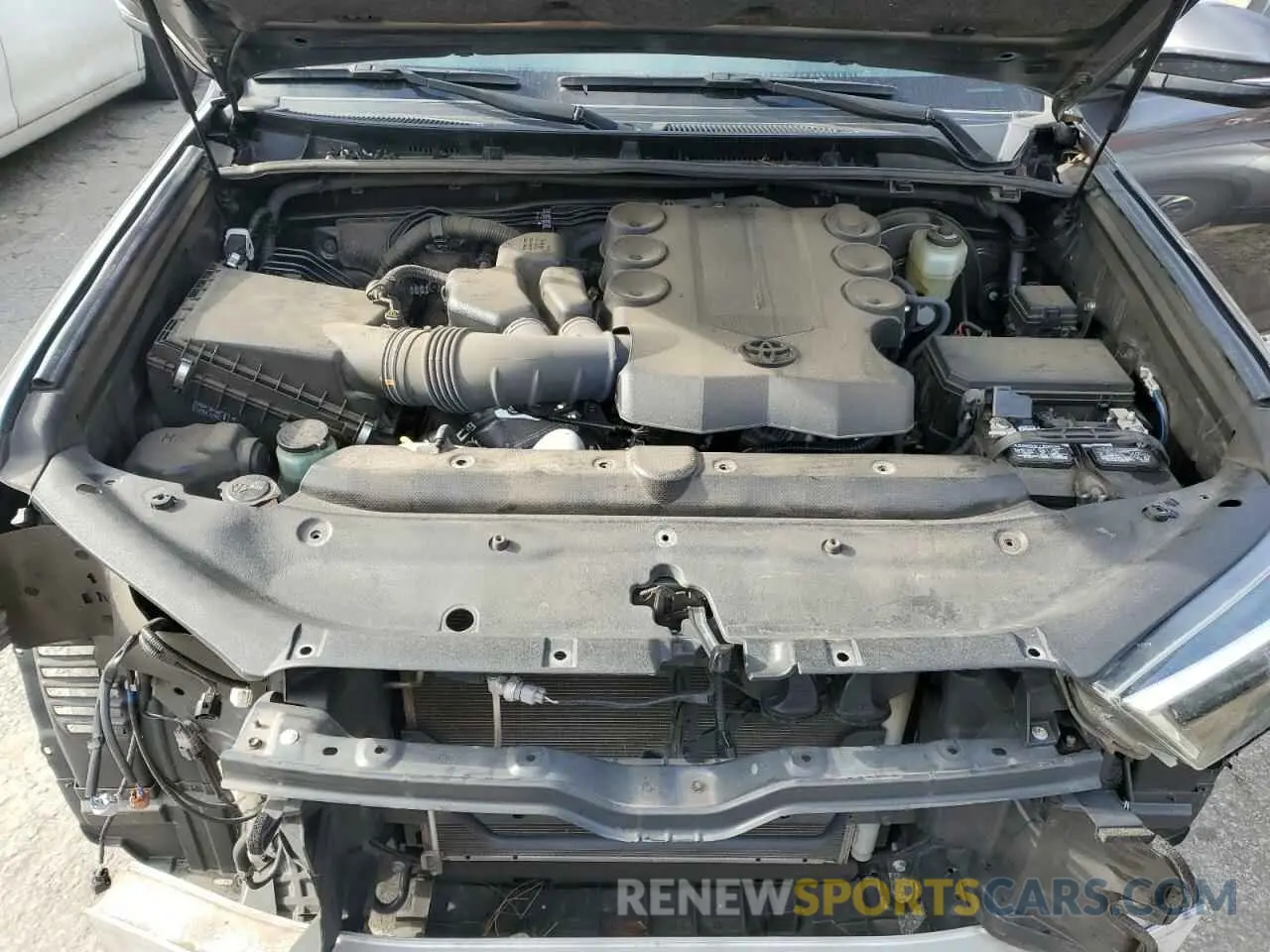 12 fotografías del automóvil dañado JTEZU5JR3L5228003 TOYOTA 4RUNNER 2020