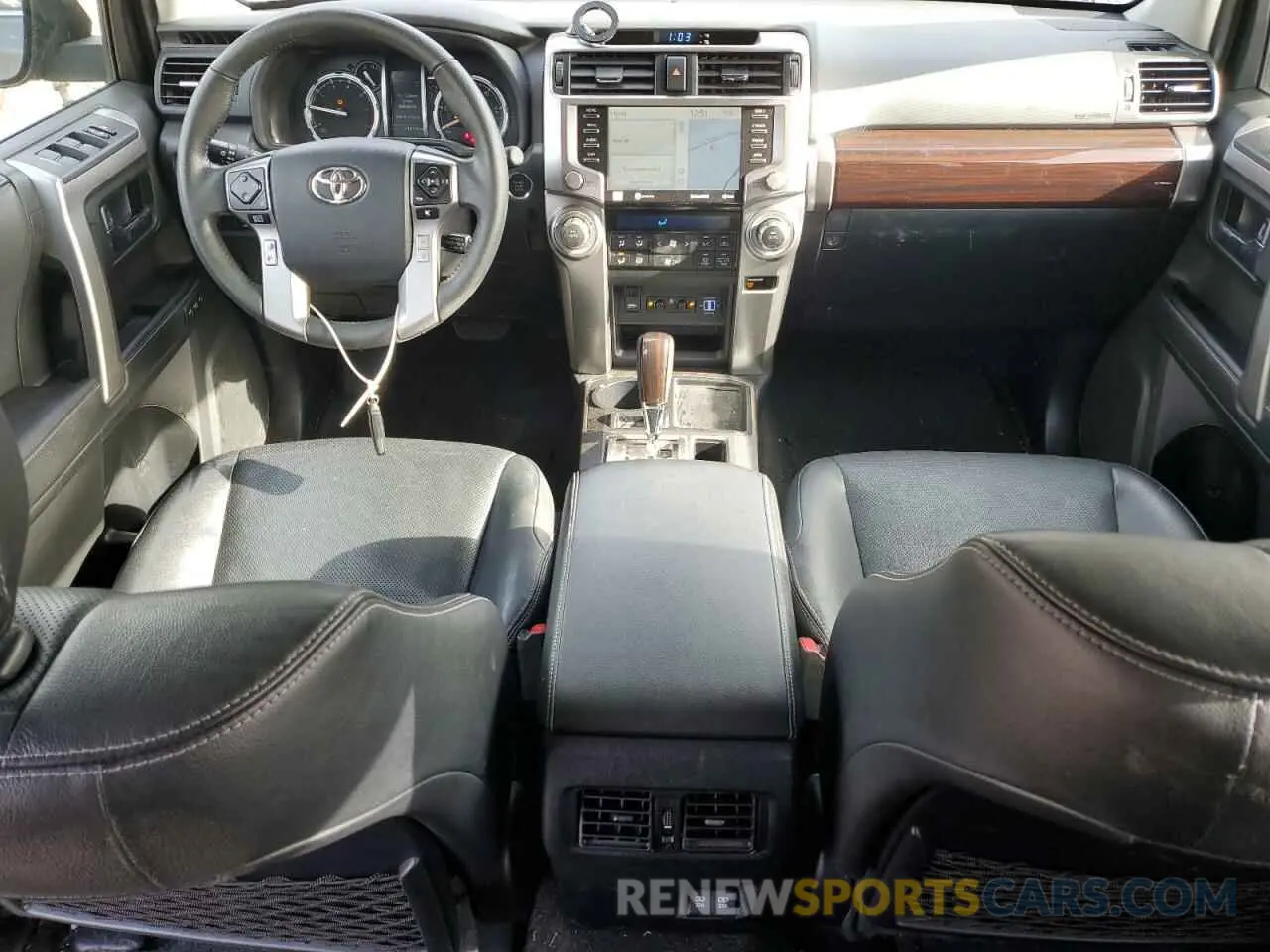 8 fotografías del automóvil dañado JTEZU5JR3L5228003 TOYOTA 4RUNNER 2020