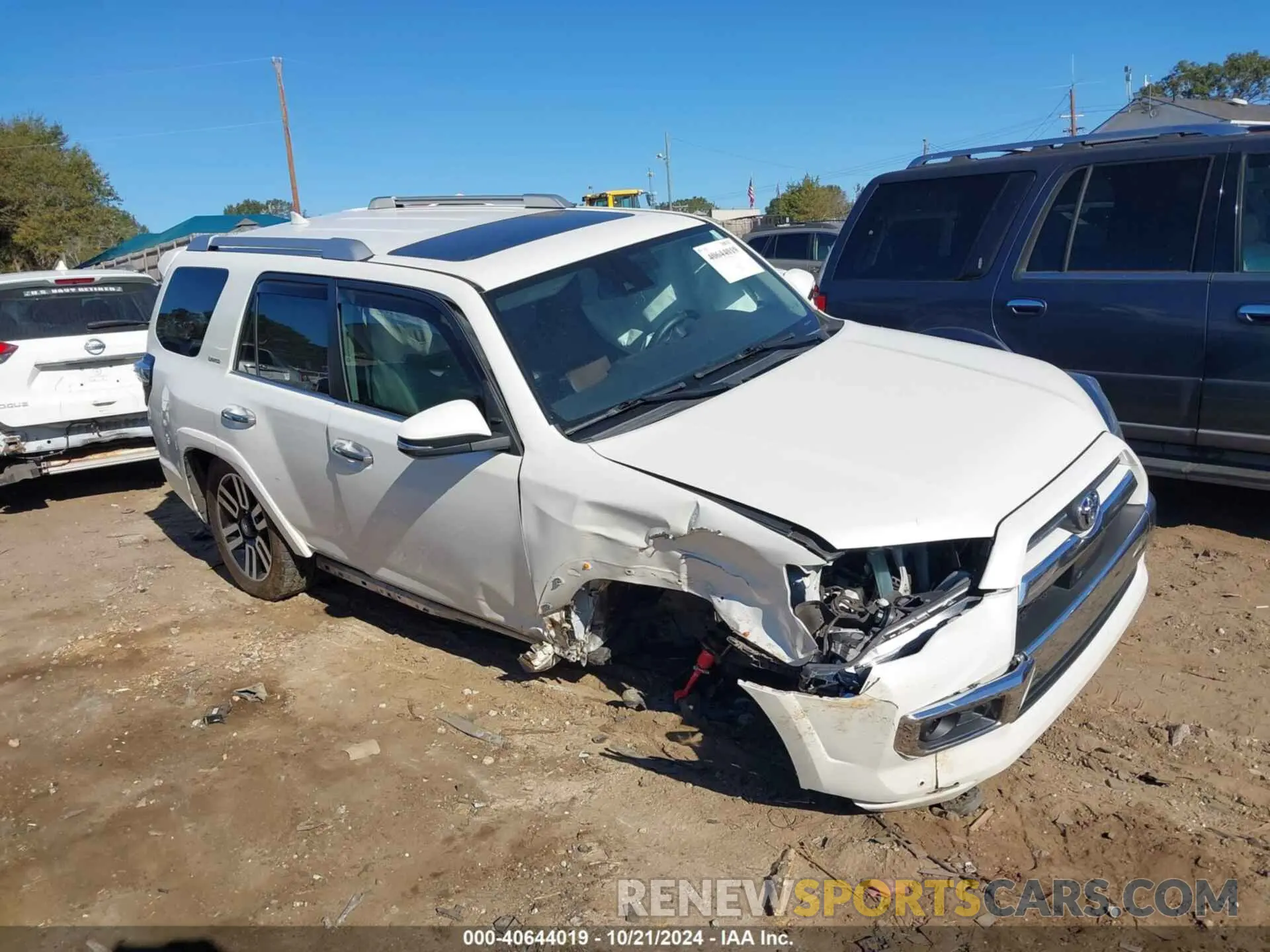 1 fotografías del automóvil dañado JTEZU5JR4L5221724 TOYOTA 4RUNNER 2020