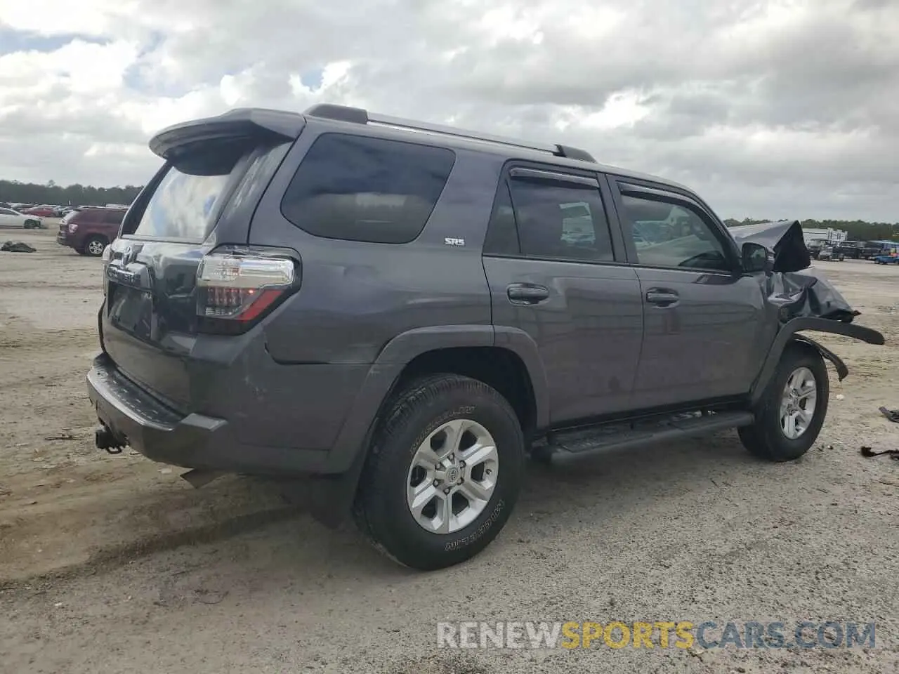3 fotografías del automóvil dañado JTEZU5JR4L5223215 TOYOTA 4RUNNER 2020