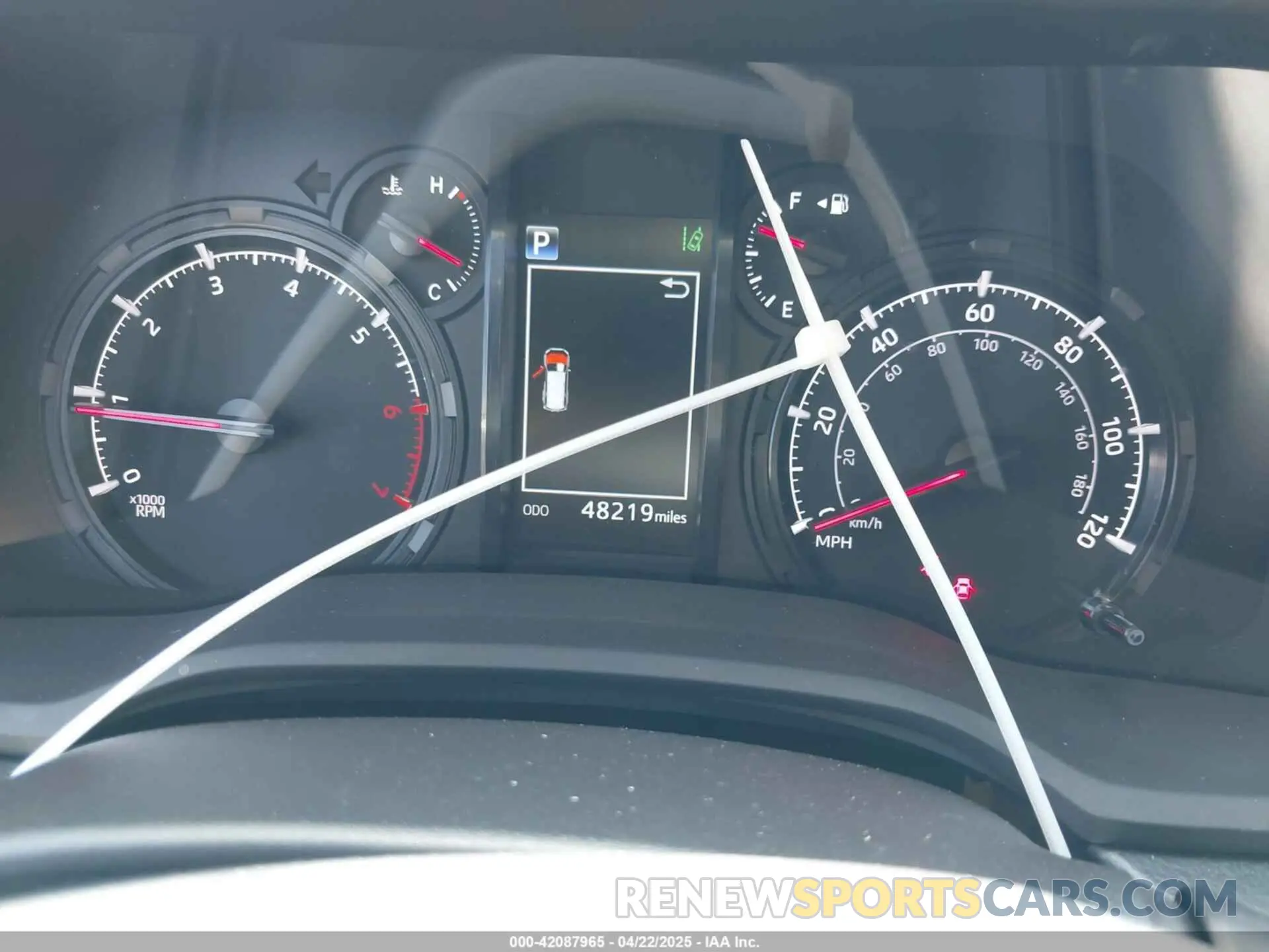 7 fotografías del automóvil dañado JTEZU5JR4L5226079 TOYOTA 4RUNNER 2020