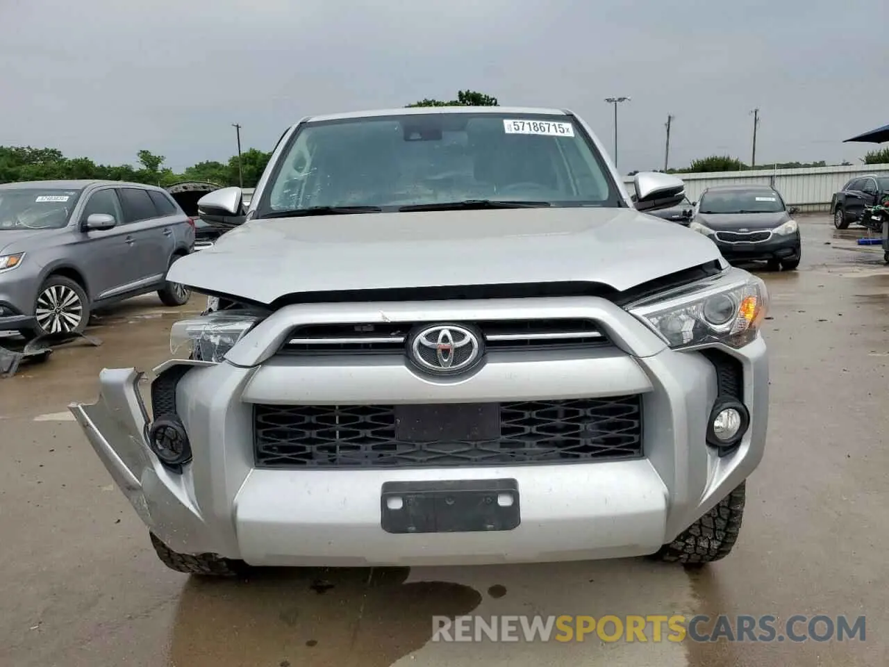 5 fotografías del automóvil dañado JTEZU5JR5L5214264 TOYOTA 4RUNNER 2020