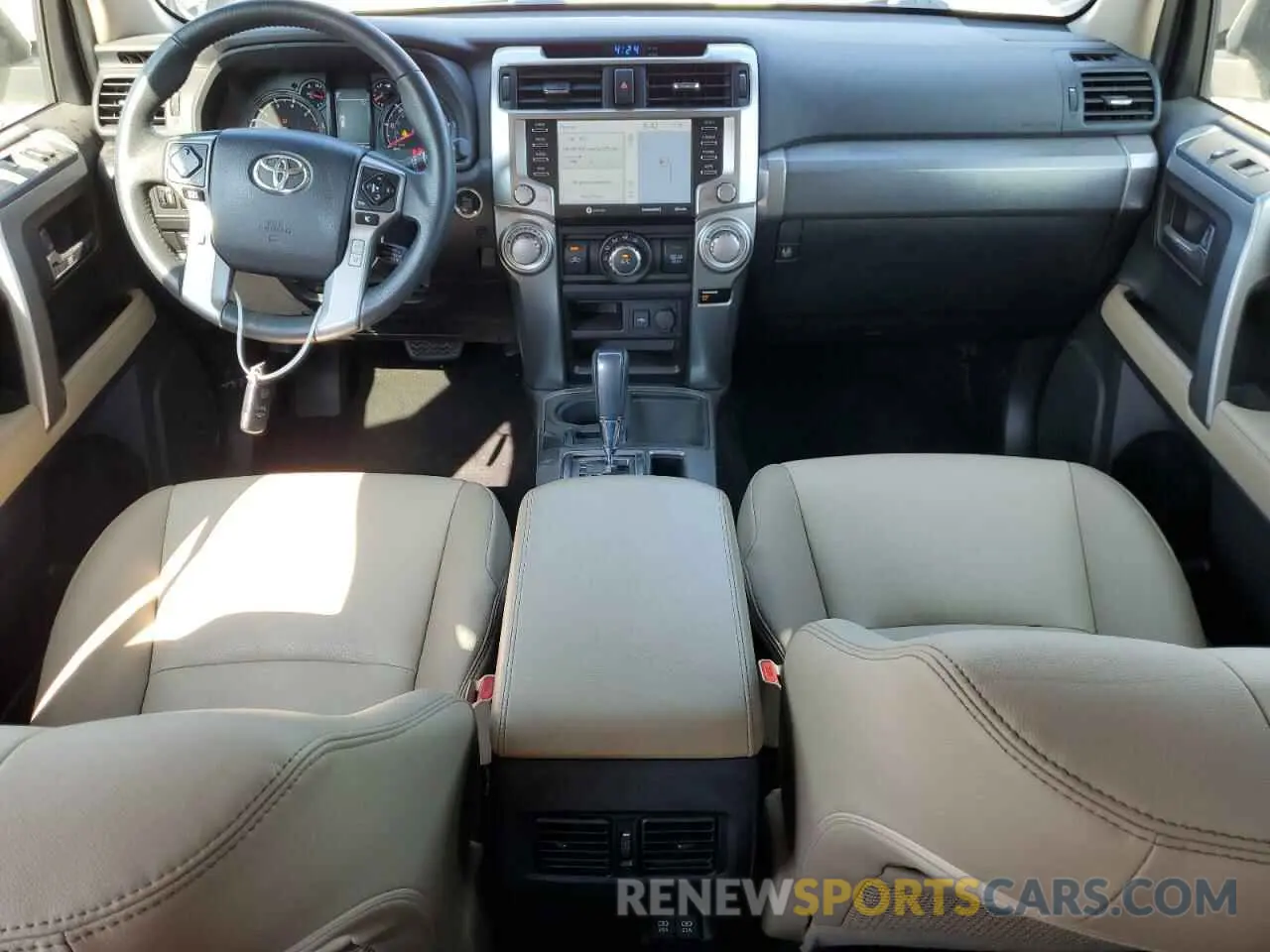 8 fotografías del automóvil dañado JTEZU5JR5L5219089 TOYOTA 4RUNNER 2020