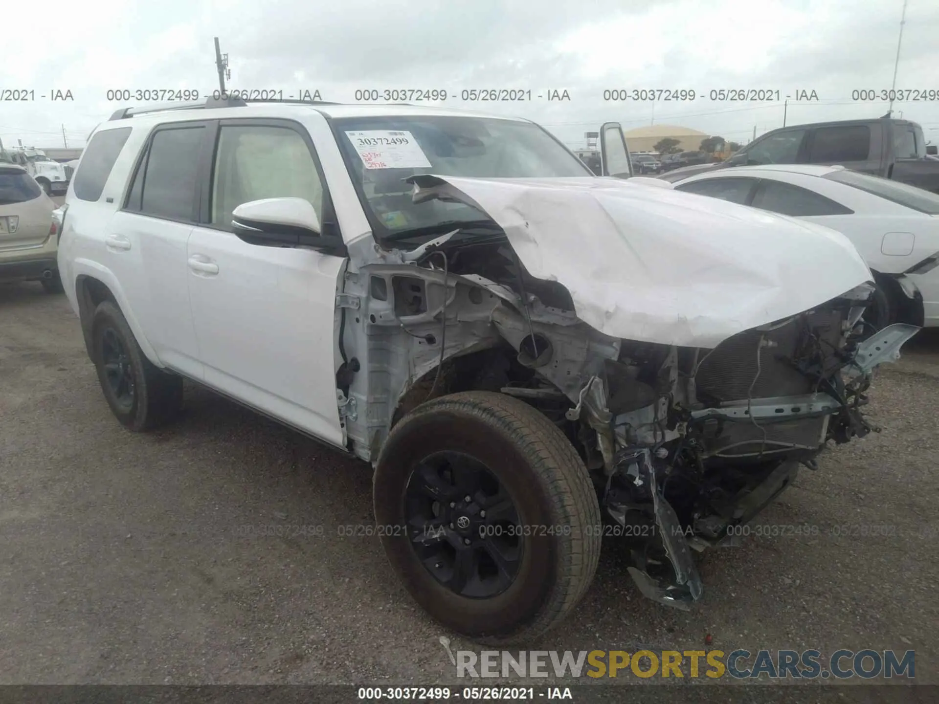 1 fotografías del automóvil dañado JTEZU5JR6L5215116 TOYOTA 4RUNNER 2020
