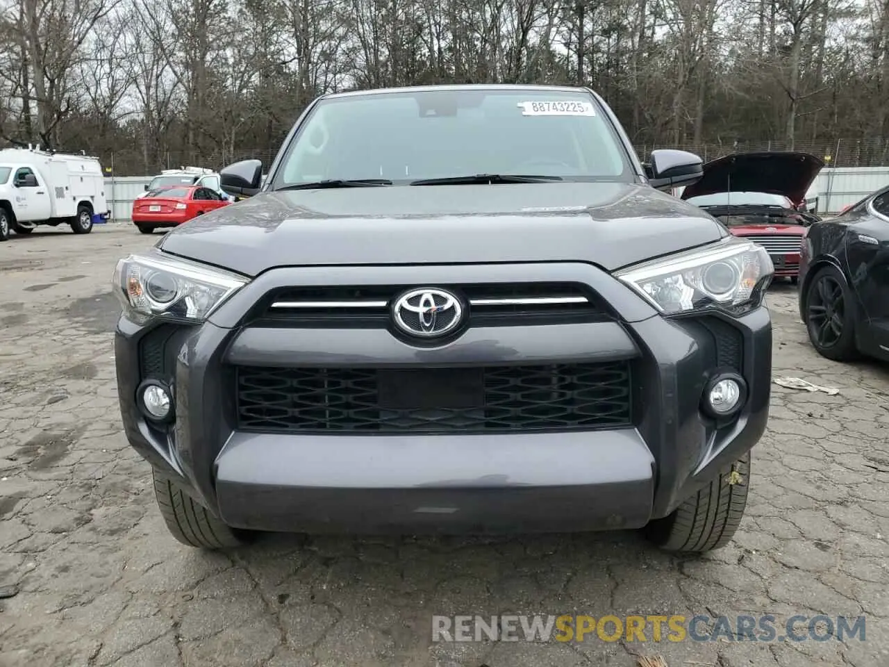 5 fotografías del automóvil dañado JTEZU5JR9L5227499 TOYOTA 4RUNNER 2020