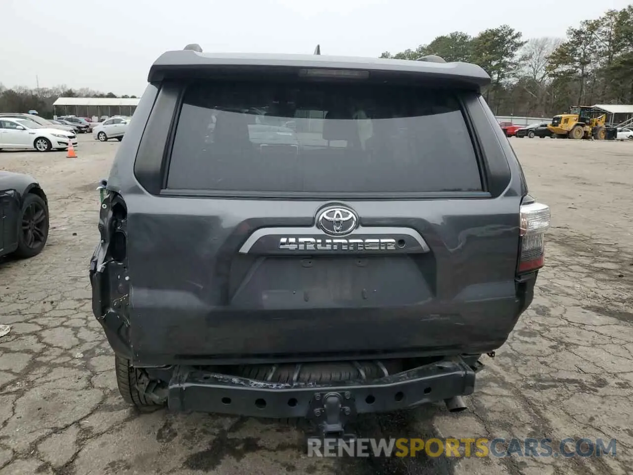 6 fotografías del automóvil dañado JTEZU5JR9L5227499 TOYOTA 4RUNNER 2020