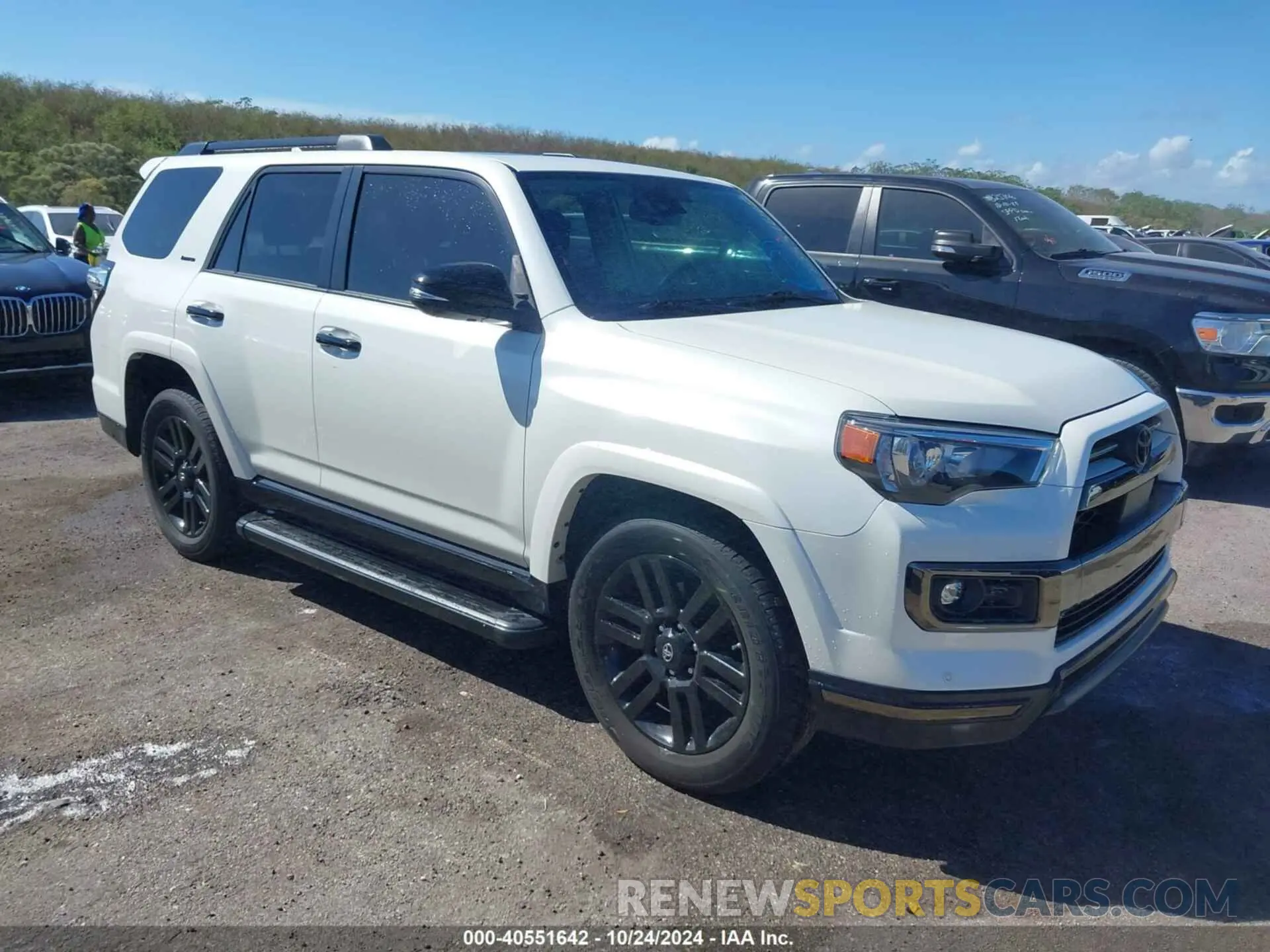 1 fotografías del automóvil dañado JTECU5JR7M5229632 TOYOTA 4RUNNER 2021
