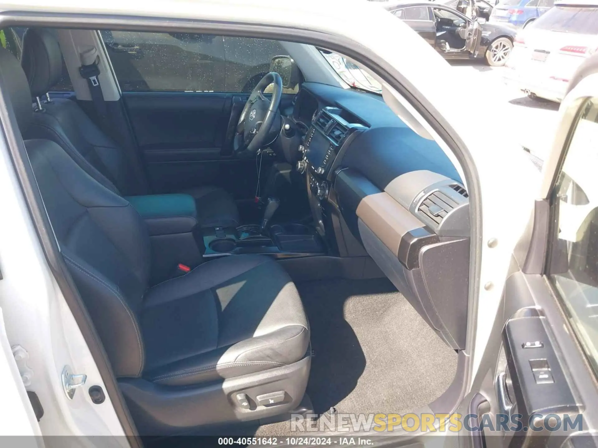5 fotografías del automóvil dañado JTECU5JR7M5229632 TOYOTA 4RUNNER 2021