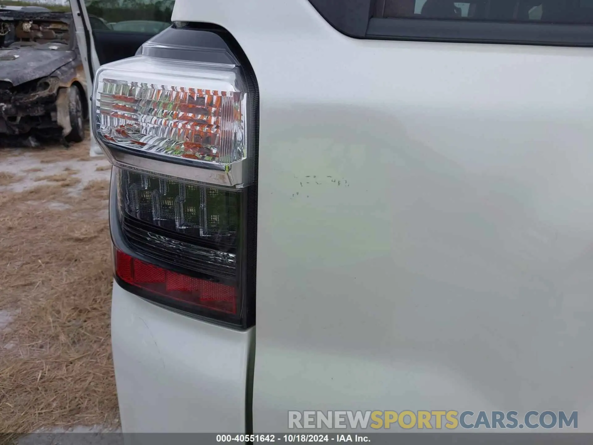 6 fotografías del automóvil dañado JTECU5JR7M5229632 TOYOTA 4RUNNER 2021